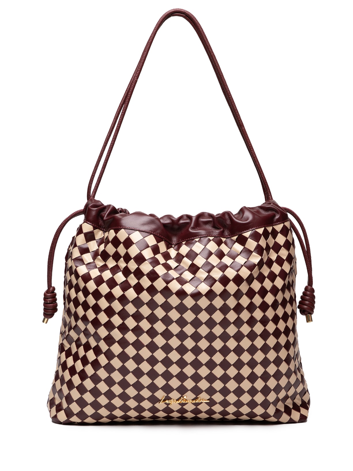 Bolsa Feminina Grande Tressê Malbec E Nata Vinho Luiza Barcelos