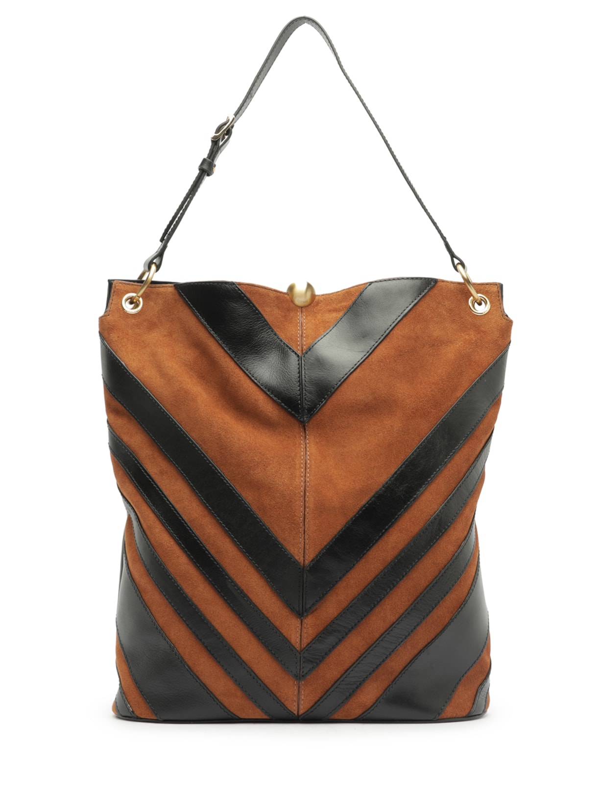 Bolsa Feminina Grande Veg Oil Rus Sue - Marrom