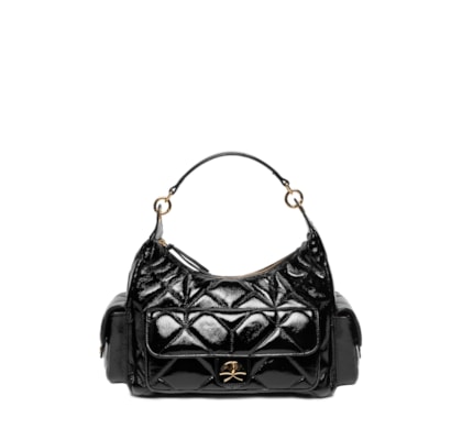 Bolsa Feminina Grande Verniz Show - Preto