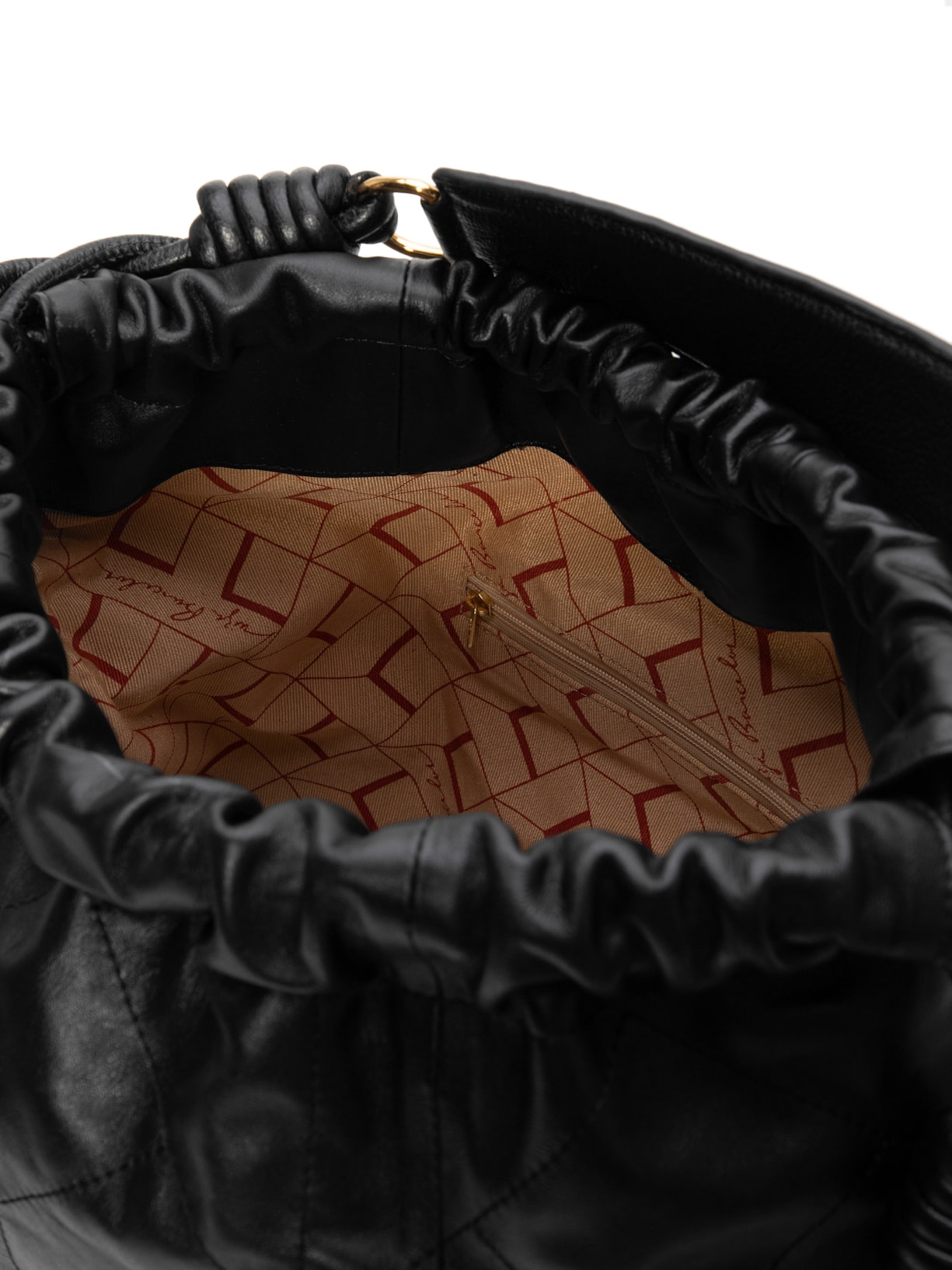 Bolsa Feminina Grease Viena Preto Luiza Barcelos