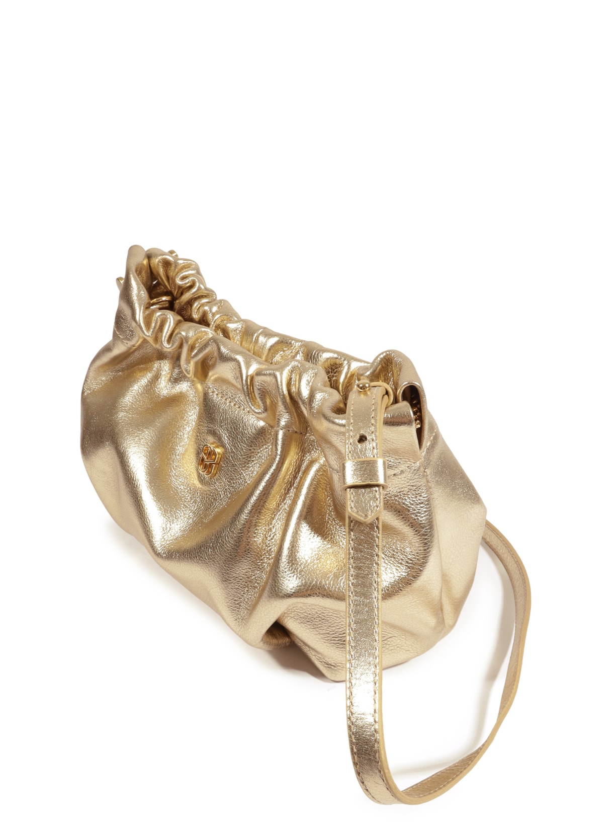 Bolsa Feminina Gwen Pequena Couro Dourado Schutz