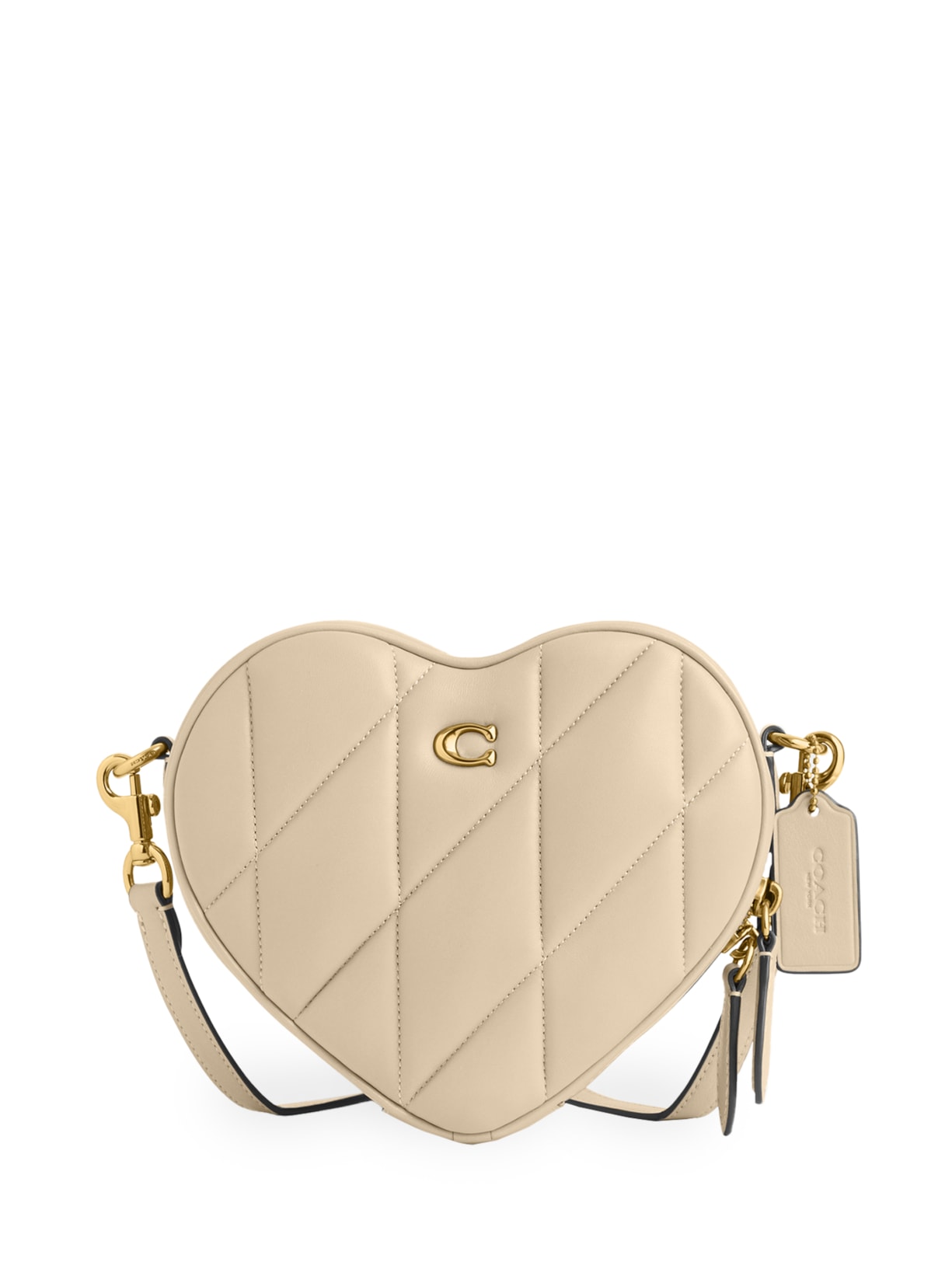 Bolsa Feminina Heart Crossbody Bege Coach