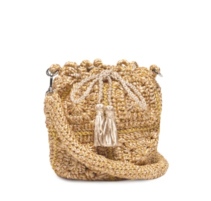 Bolsa Feminina Hexagonal Canto - Bege