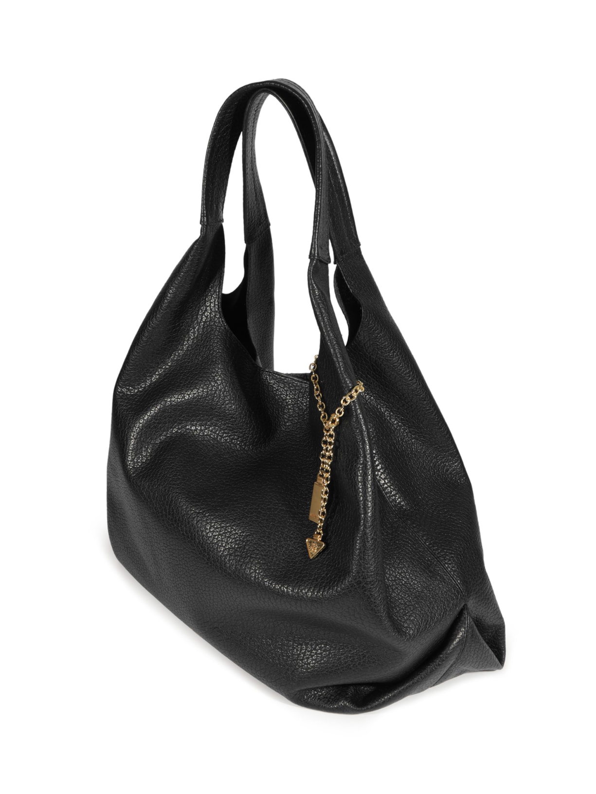 Bolsa Feminina Hobo Agnes Couro Preto Schutz