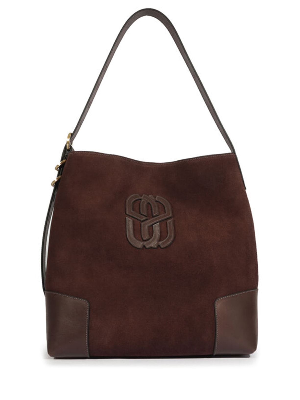Bolsa Feminina Hobo Camurça Marrom Schutz