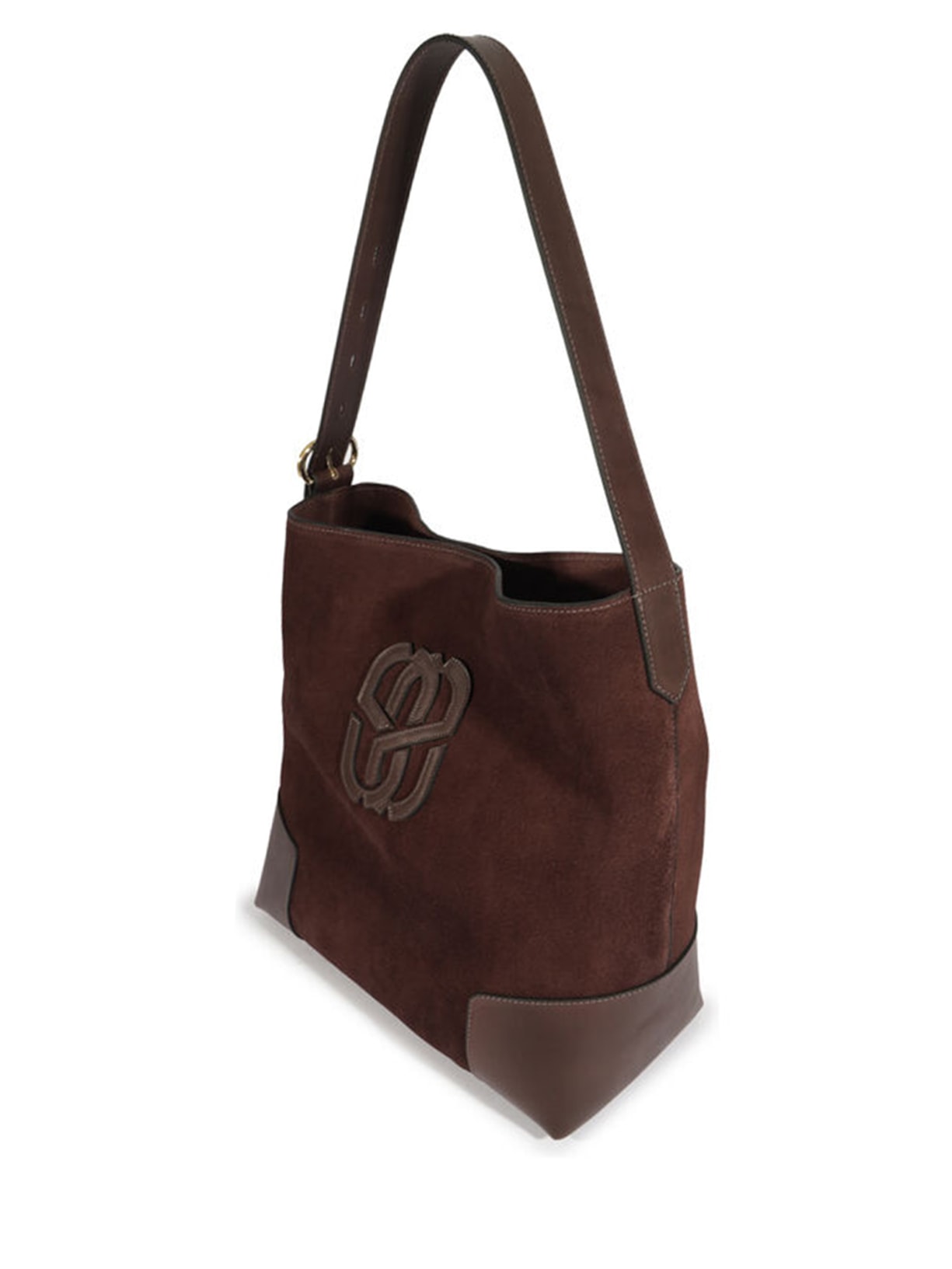 Bolsa Feminina Hobo Camurça Marrom Schutz
