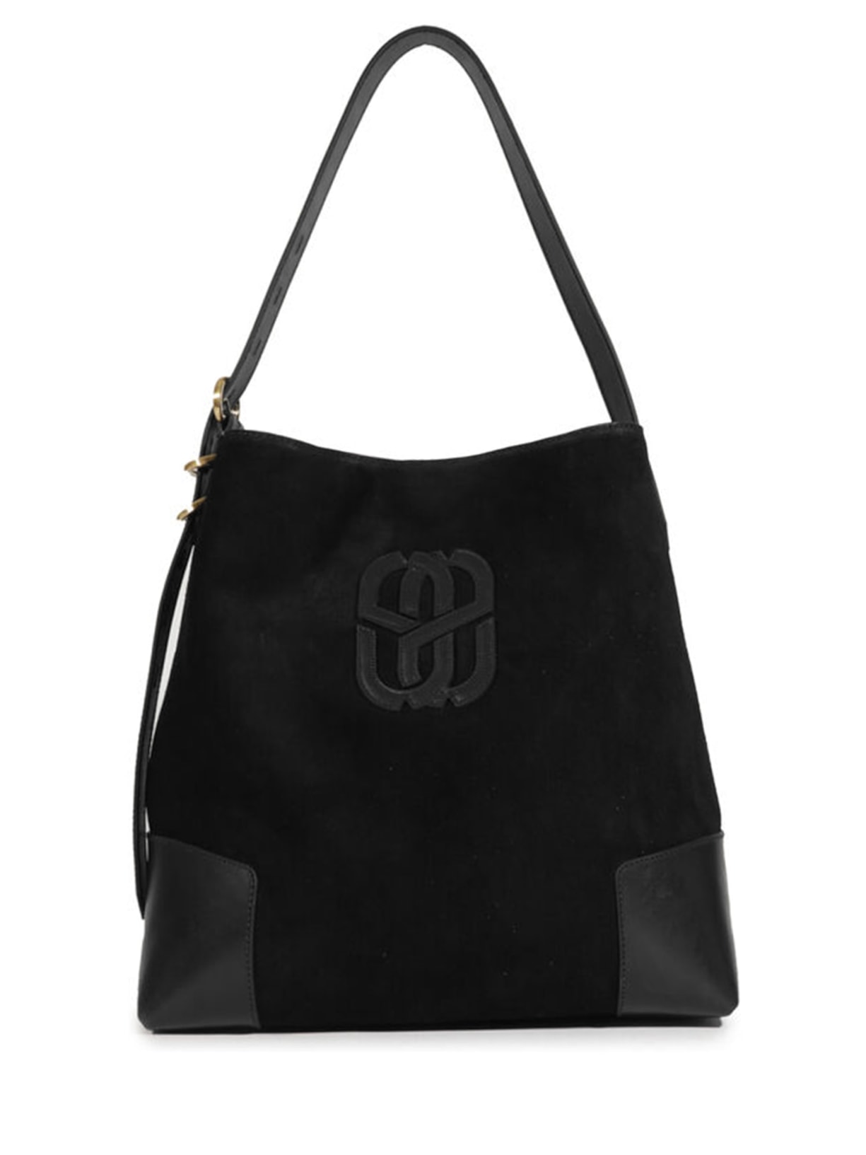 Bolsa Feminina Hobo Camurça - Preto