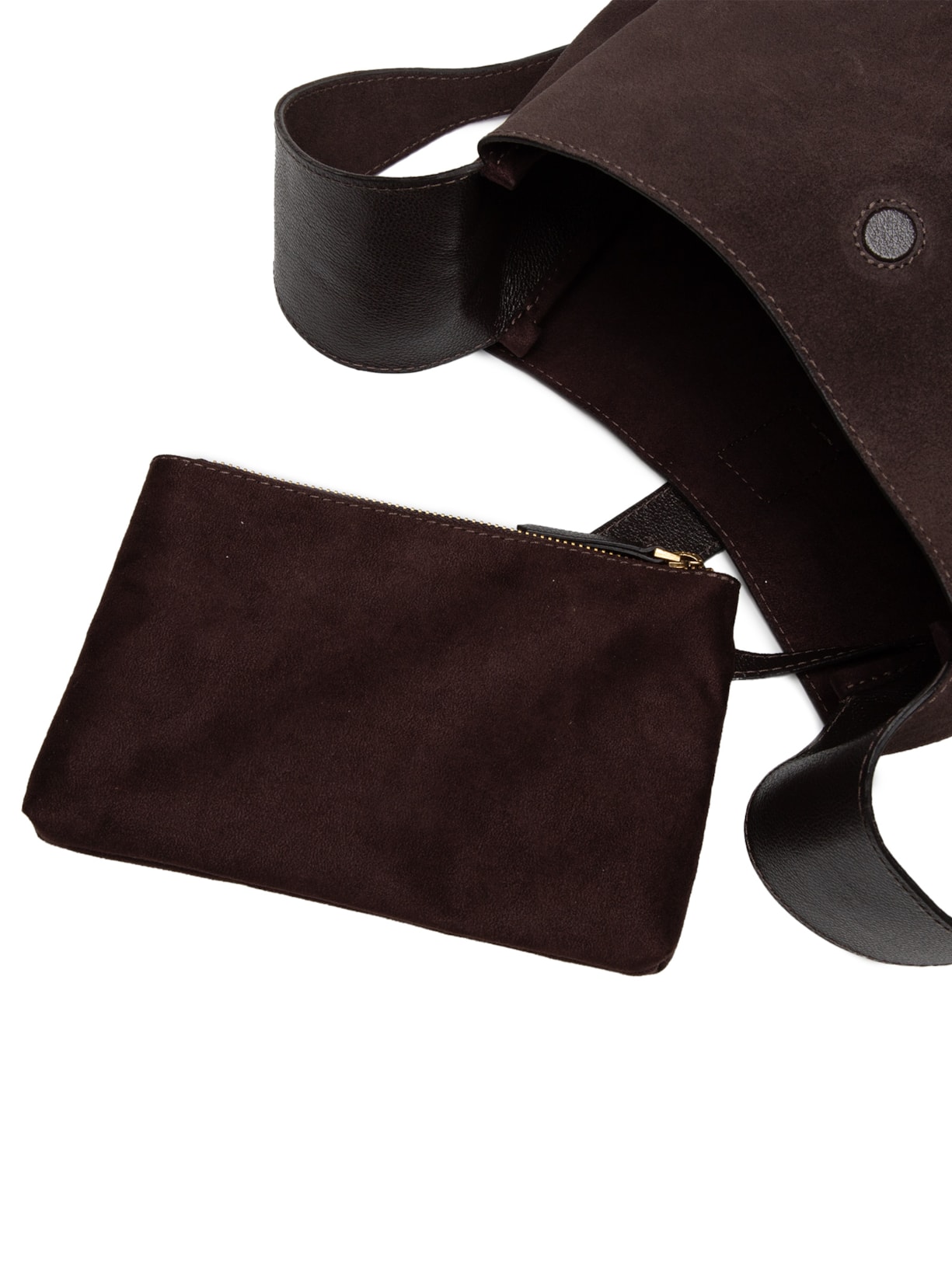 Bolsa Feminina Hobo Couro Acamurçado Marrom Arezzo