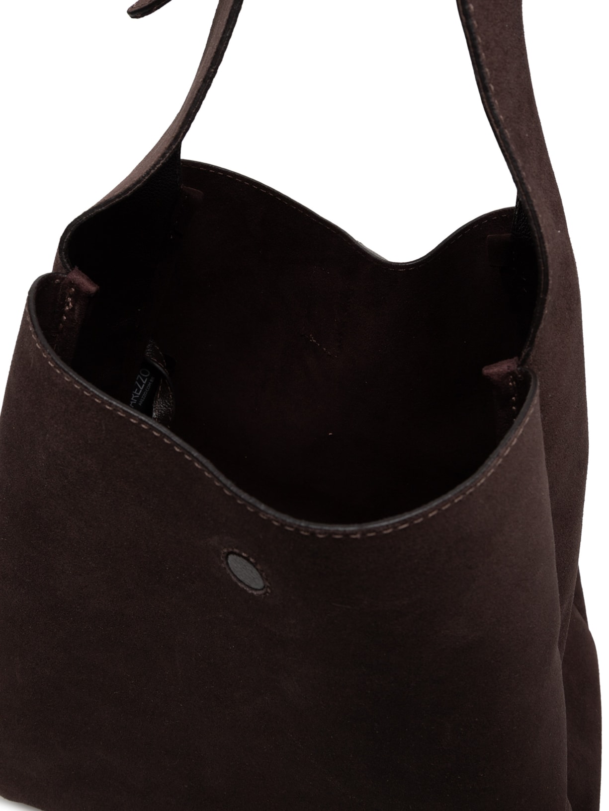 Bolsa Feminina Hobo Couro Acamurçado Marrom Arezzo