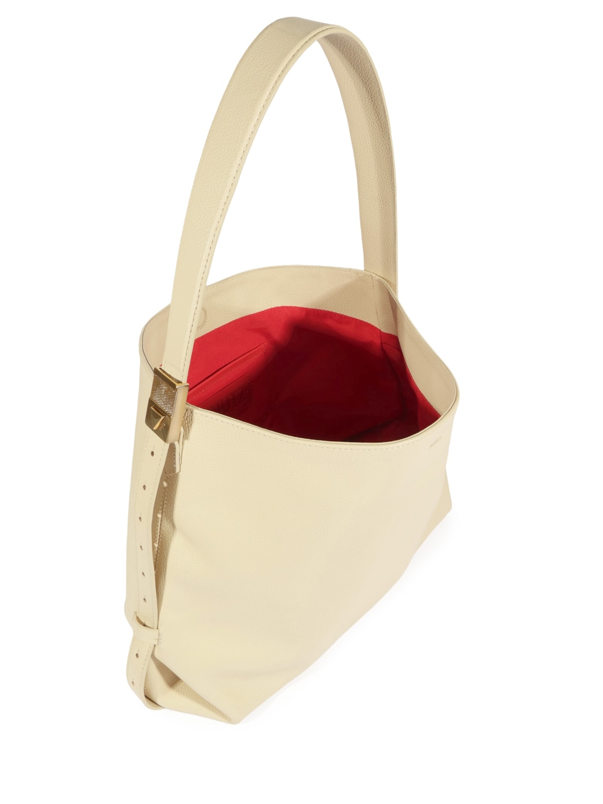 Bolsa Feminina Hobo Couro Bege Schutz