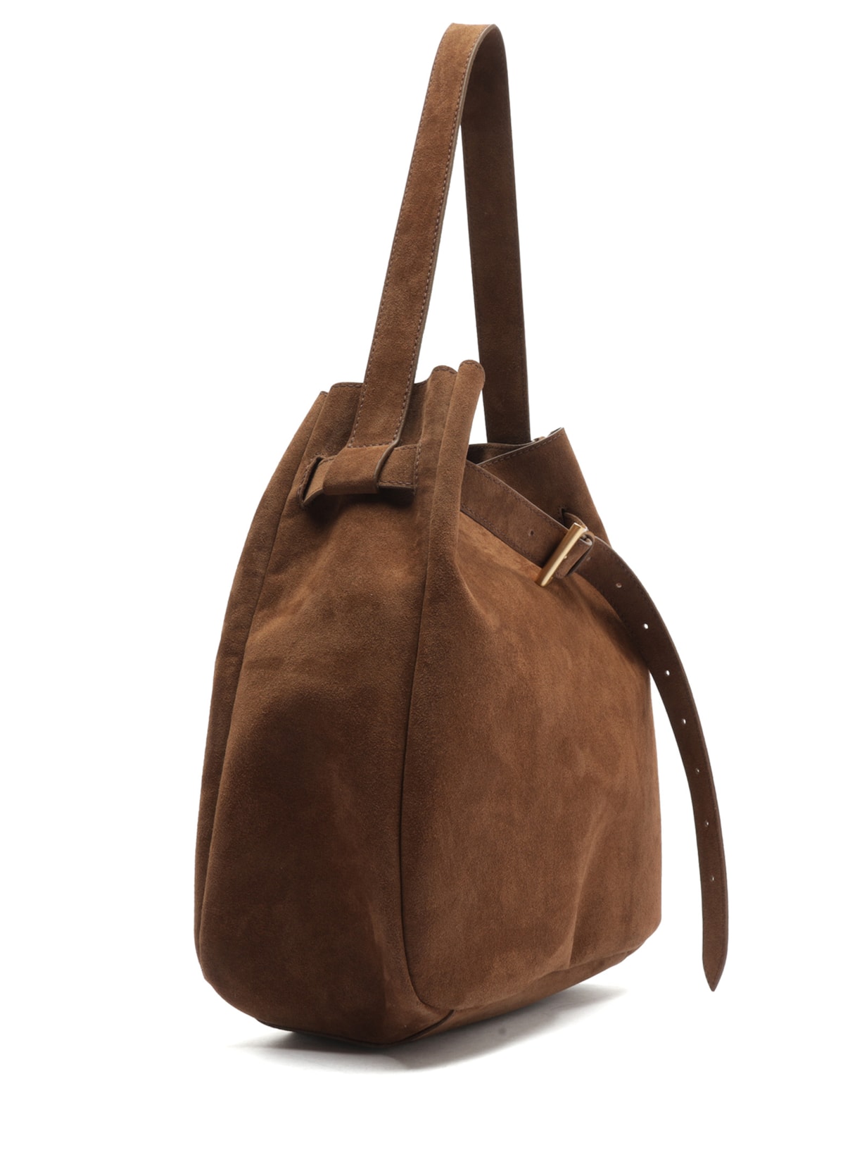 Bolsa Feminina Hobo Couro Grande Fivela Marrom Arezzo
