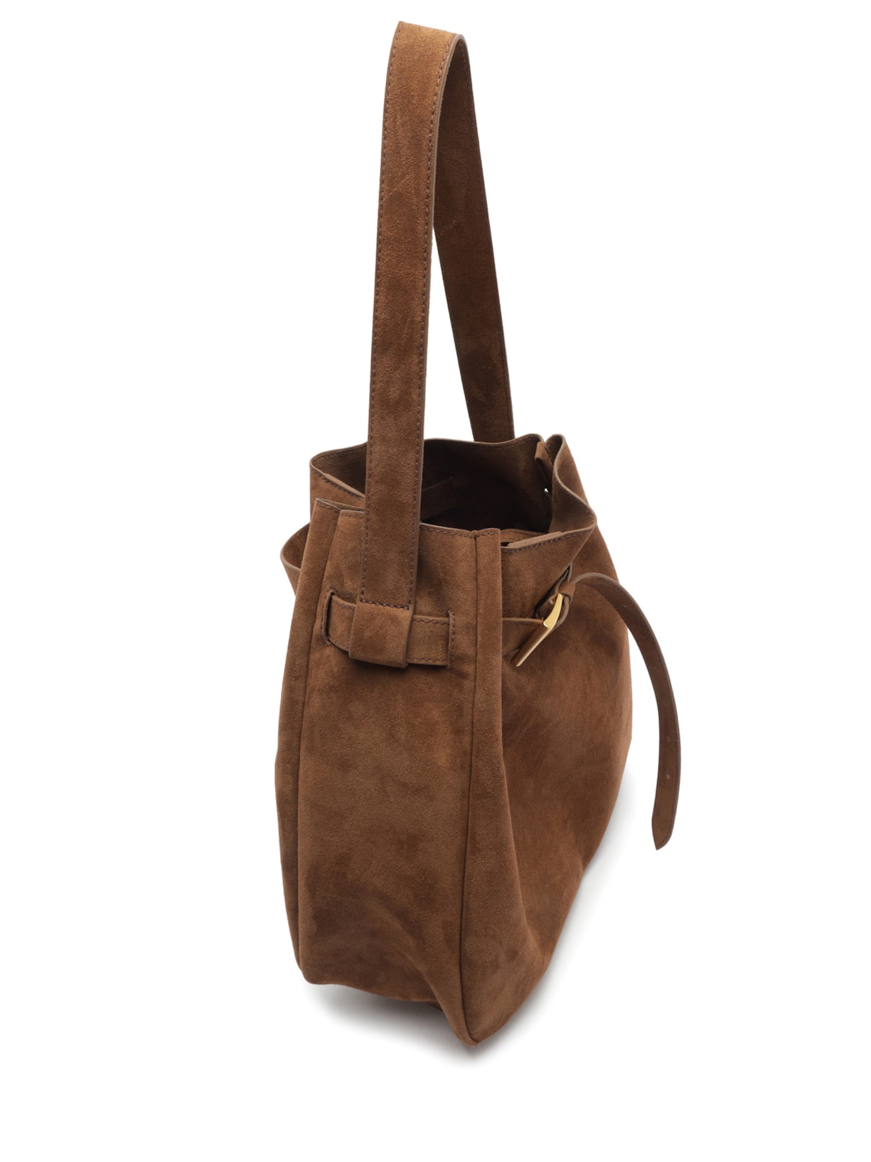 Bolsa Feminina Hobo Couro Grande Fivela Marrom Arezzo