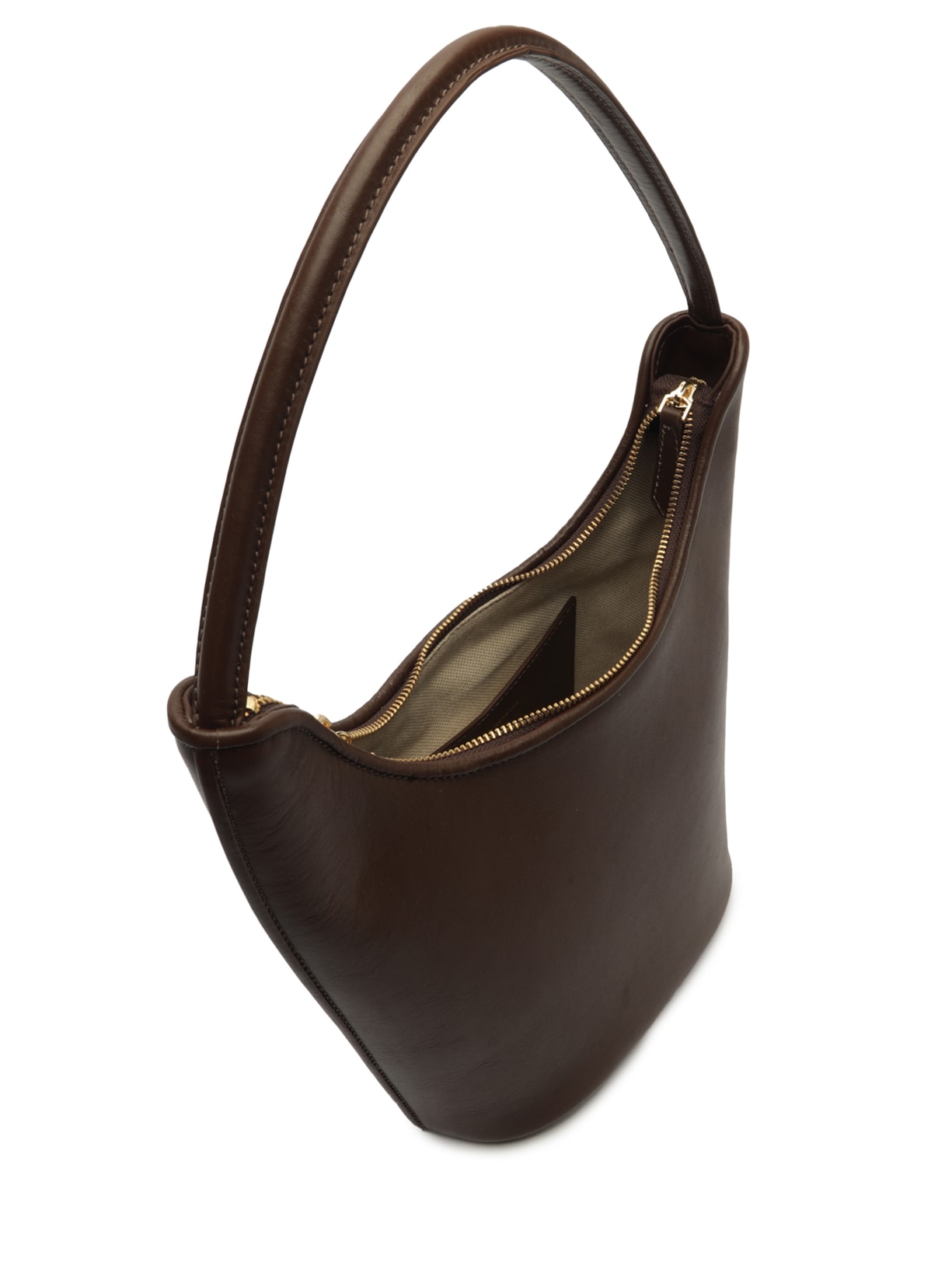 Bolsa Feminina Hobo Couro Grande Marrom Arezzo + Lenny Niemeyer