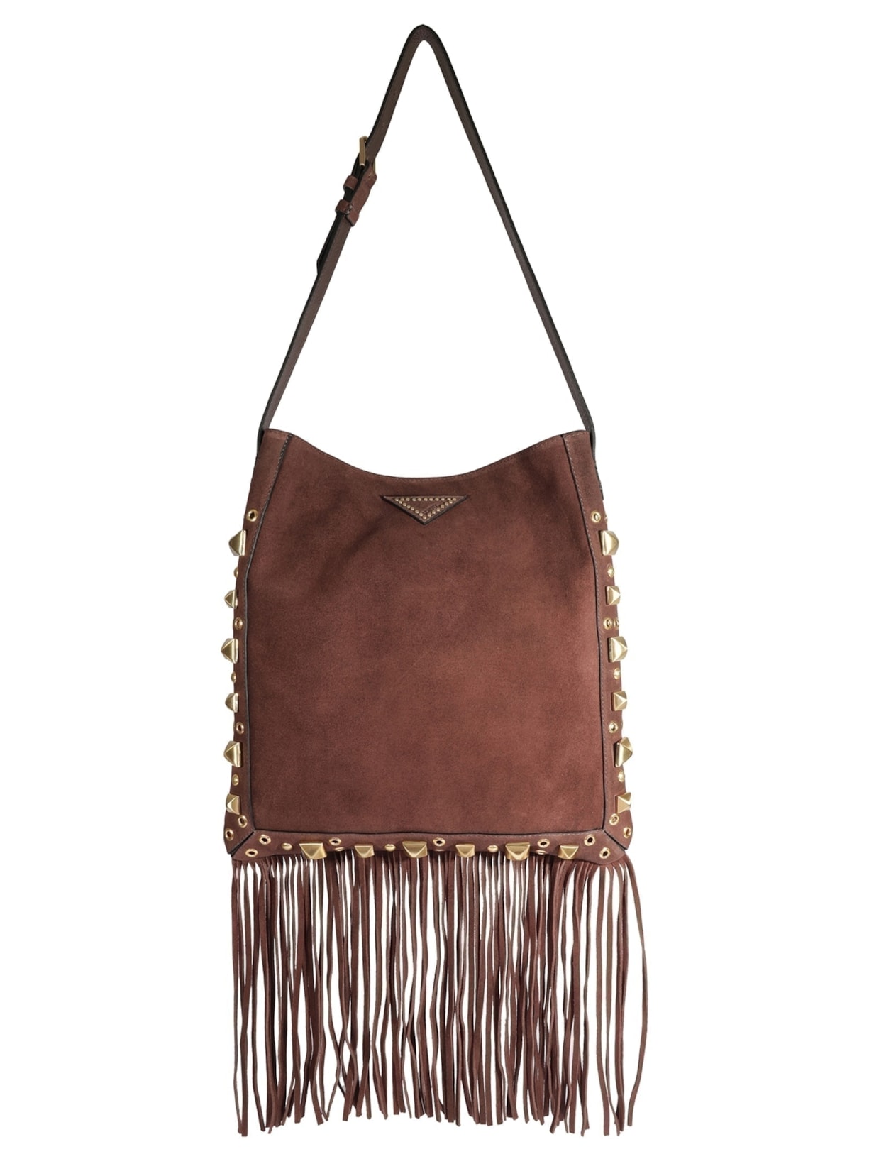 Bolsa Feminina Hobo Couro - Marrom