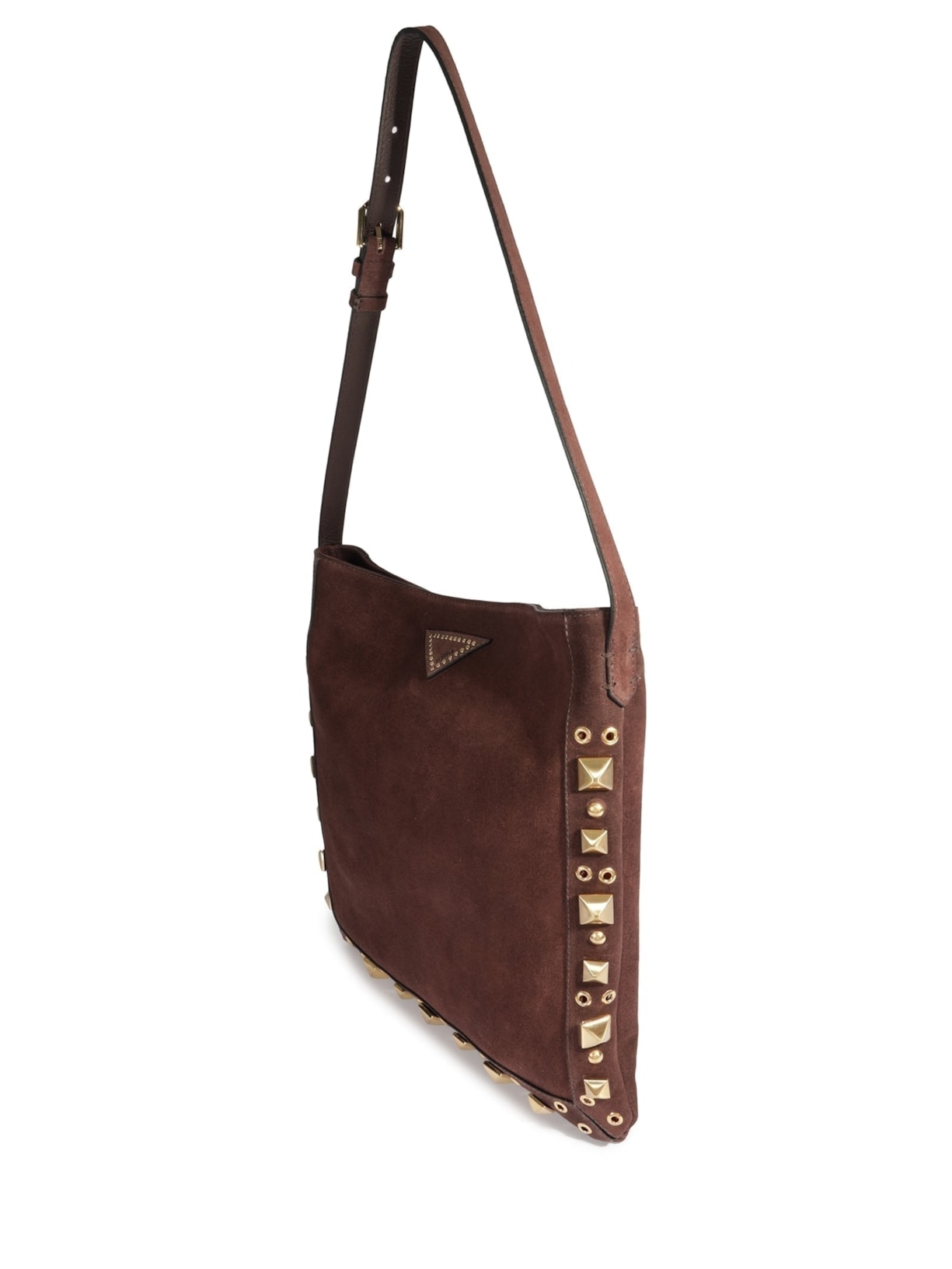Bolsa Feminina Hobo Couro Marrom Schutz