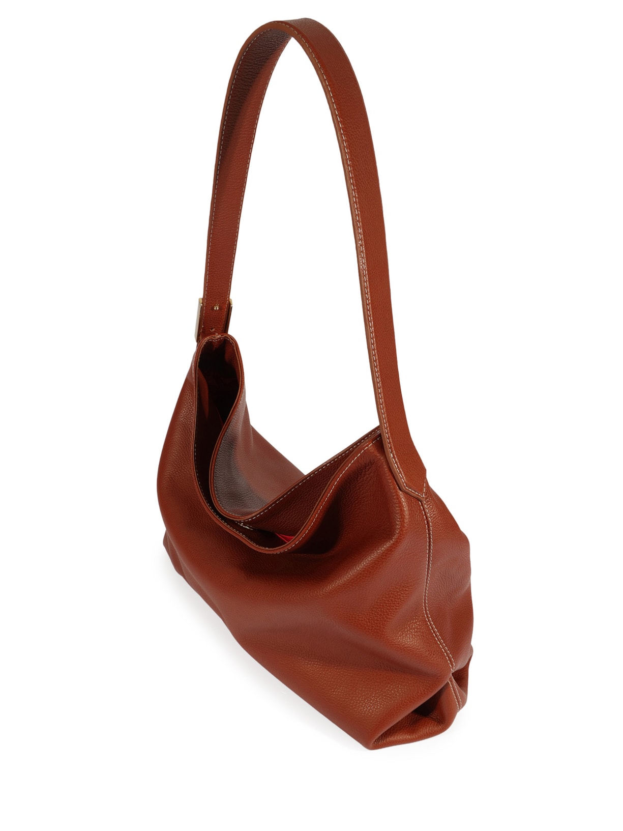 Bolsa Feminina Hobo Couro Marrom Schutz