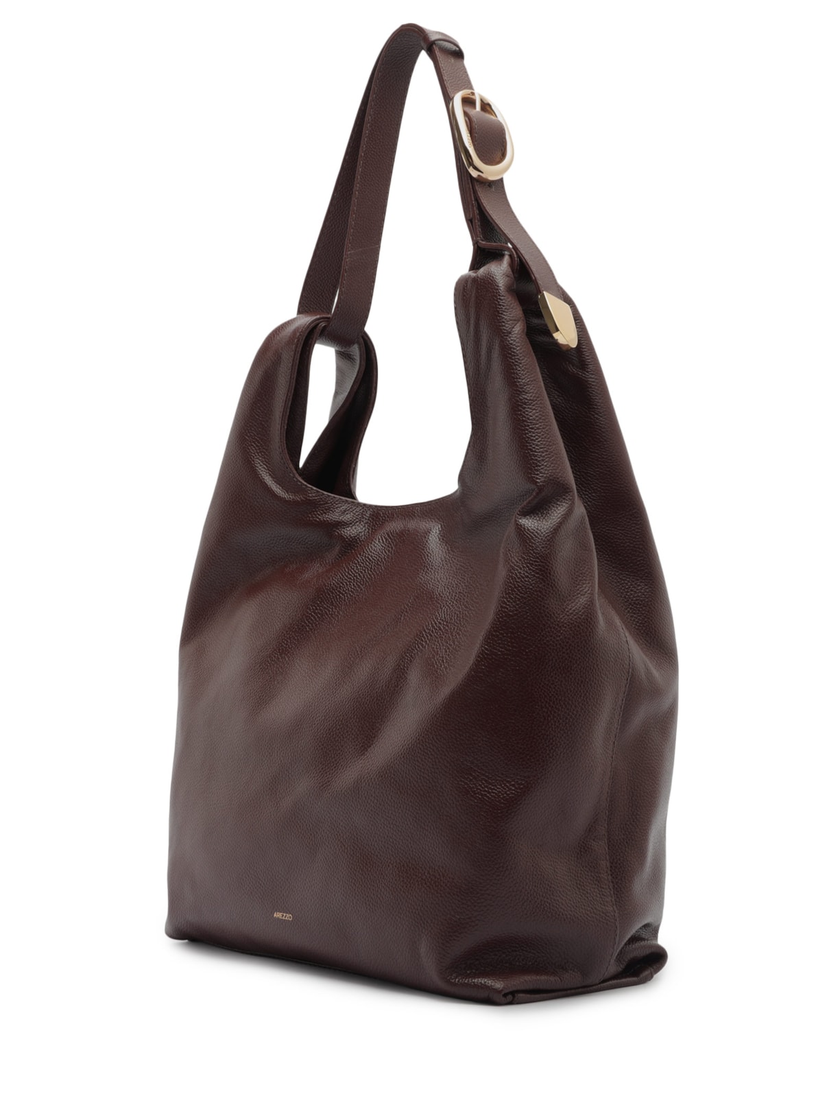 Bolsa Feminina Hobo Couro Média Marrom Arezzo