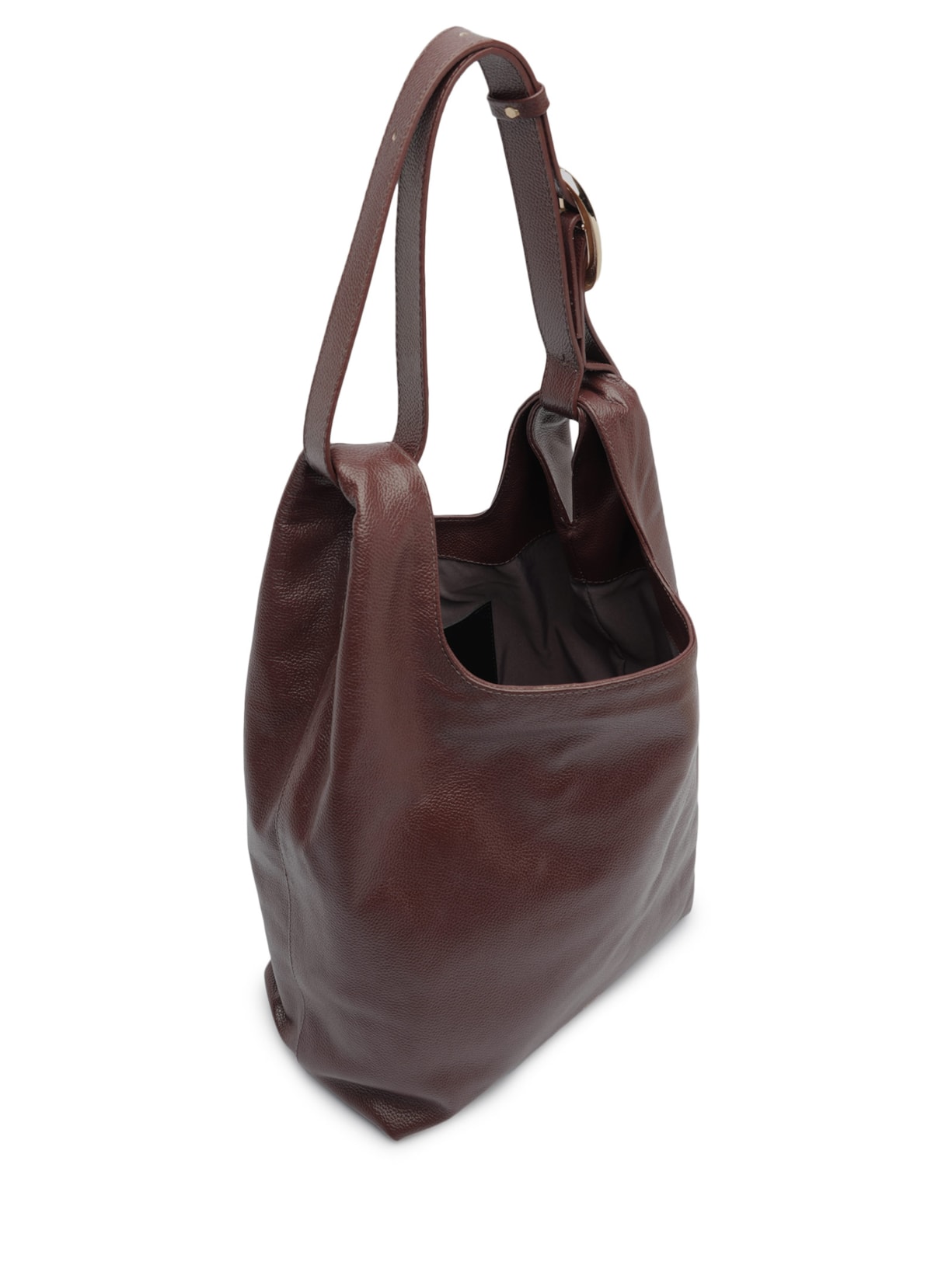Bolsa Feminina Hobo Couro Média Marrom Arezzo