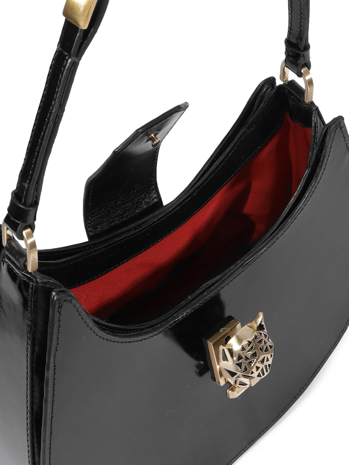 Bolsa Feminina Hobo Couro Preto Schutz