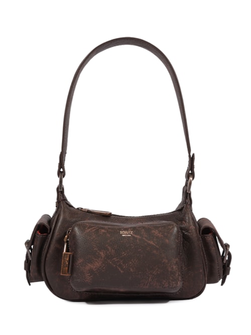 Bolsa Feminina Hobo Eddie Média Couro - Marrom