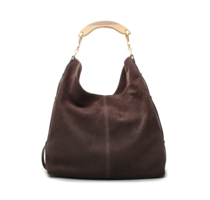 Bolsa Feminina Hobo Evelin Grande - Marrom