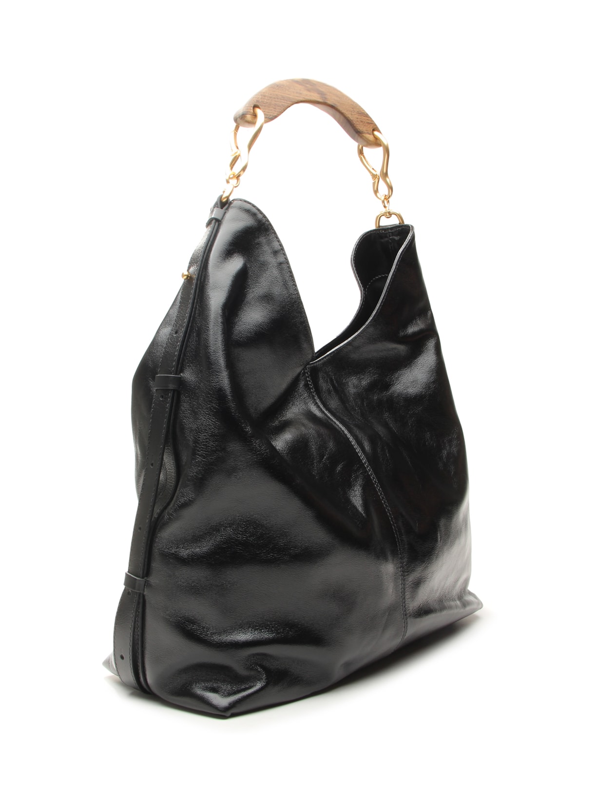 Bolsa Feminina Hobo Evelin Grande Preto Vicenza
