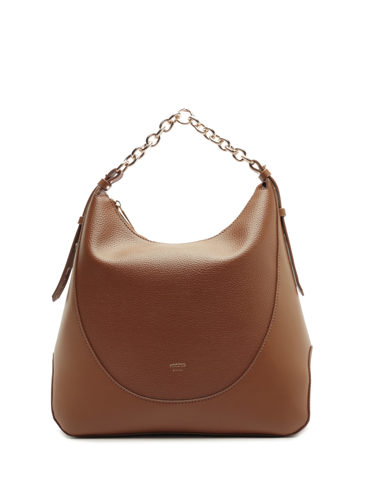 Bolsa Feminina Hobo Grande Lenço Marrom Arezzo