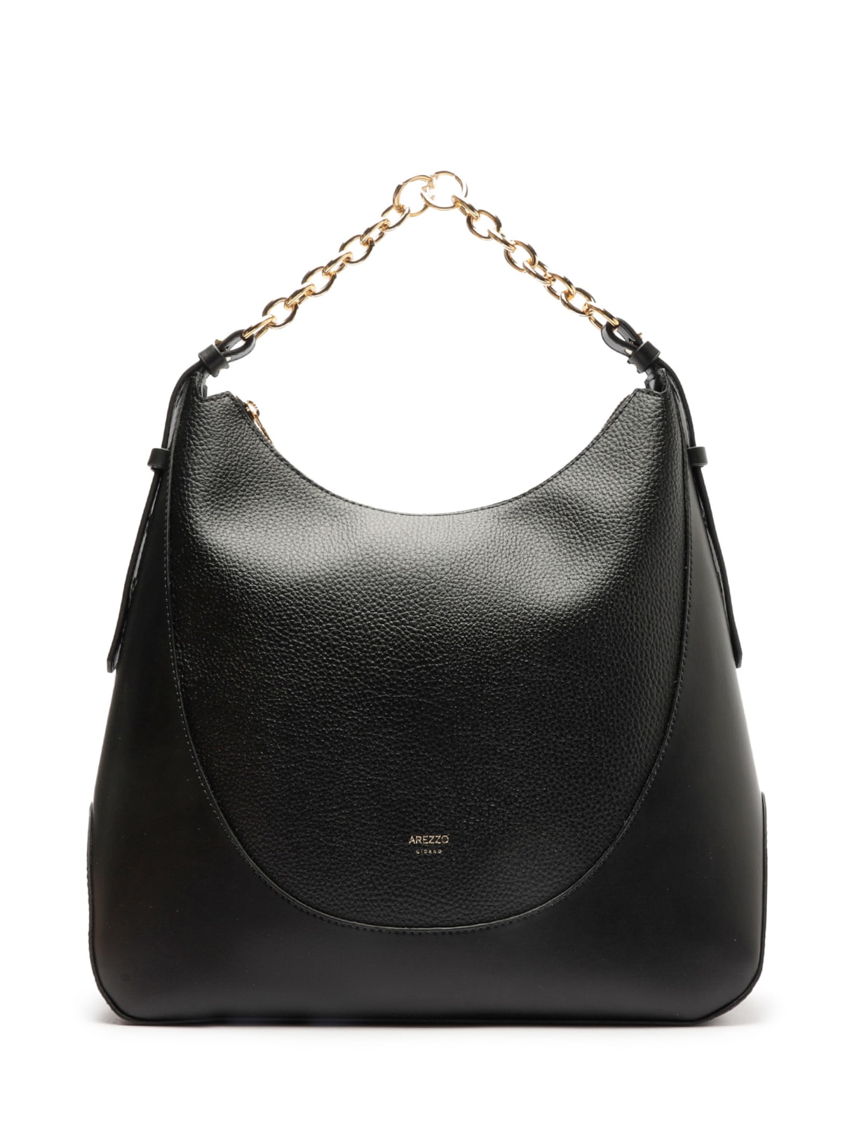 Bolsa Feminina Hobo Grande Lenço Preto Arezzo