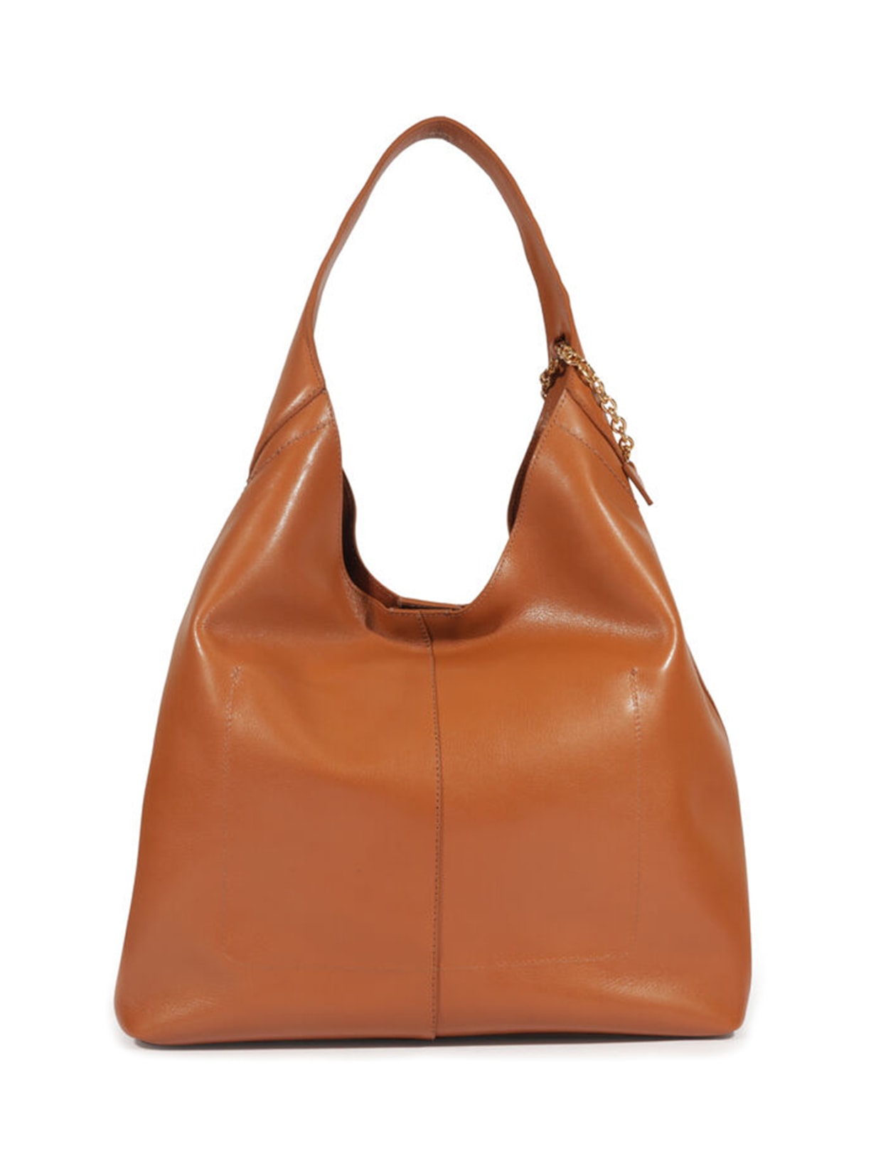 Bolsa Feminina Hobo Iga Grande Couro - Marrom