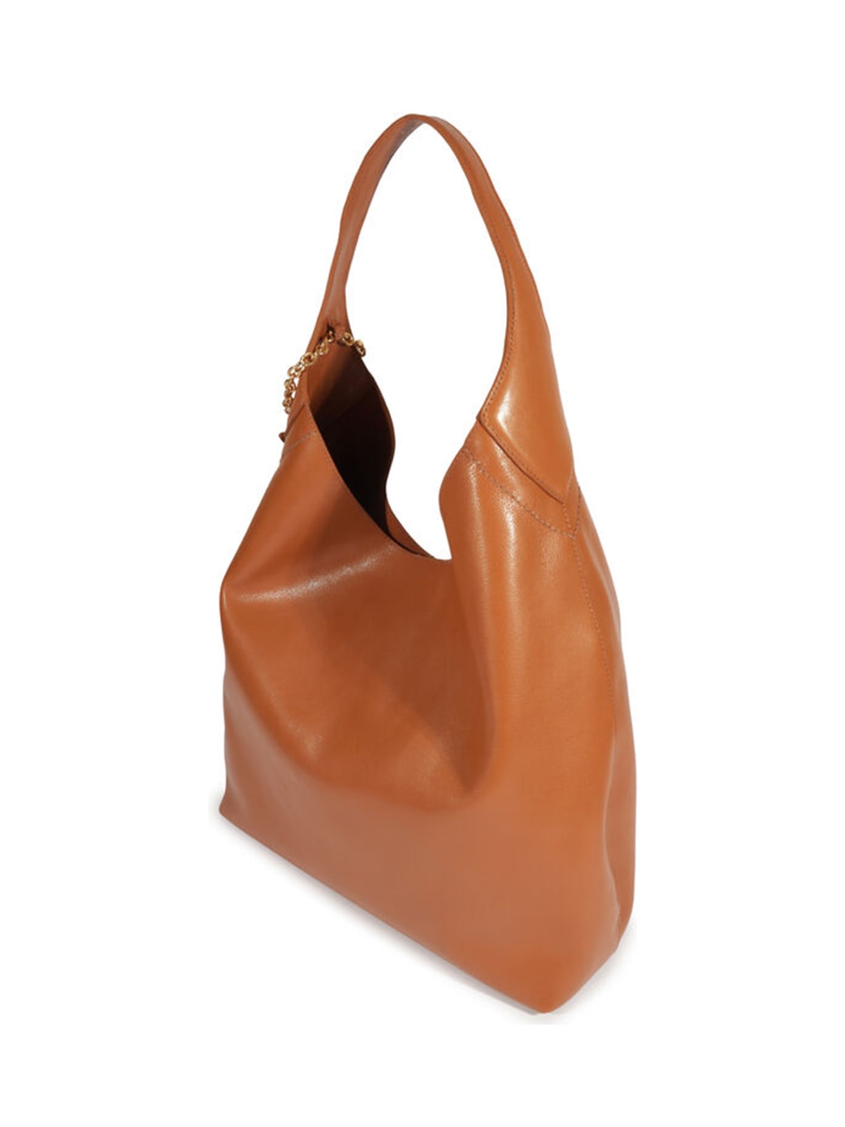 Bolsa Feminina Hobo Iga Grande Couro Marrom Schutz