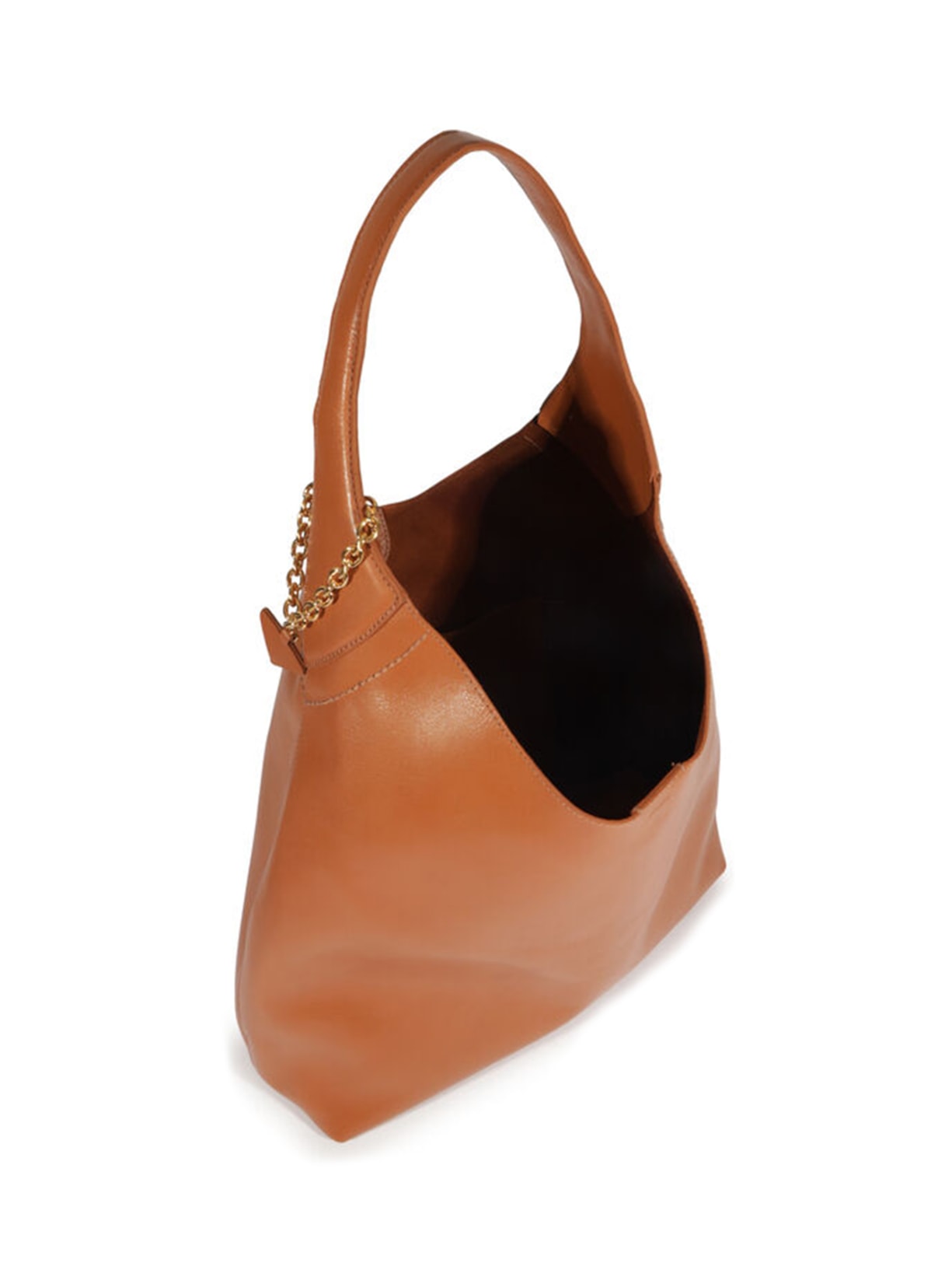 Bolsa Feminina Hobo Iga Grande Couro Marrom Schutz