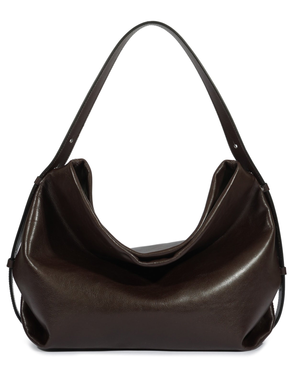 Bolsa Feminina Hobo Isis Couro Preto Schutz + Nati Vozza