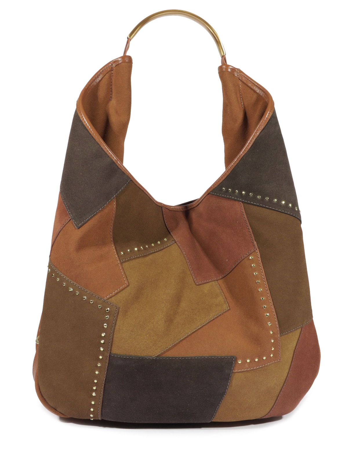 Bolsa Feminina Hobo Jack Camurça - Marrom