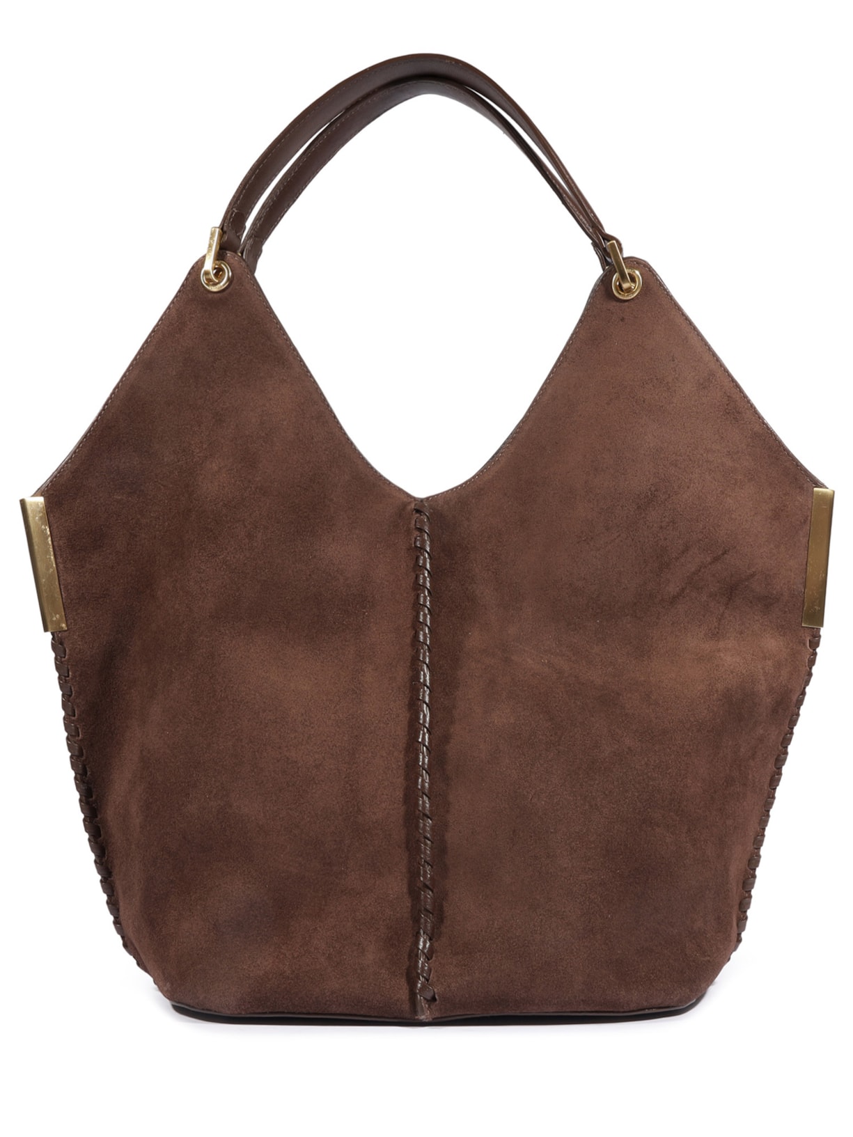 Bolsa Feminina Hobo Josie Camurça Marrom Marrom Schutz