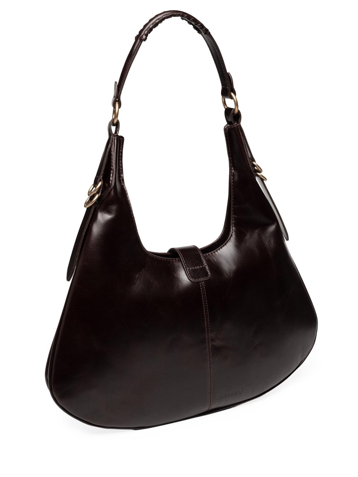 Bolsa Feminina Hobo Lauren Grande – Marrom Vicenza