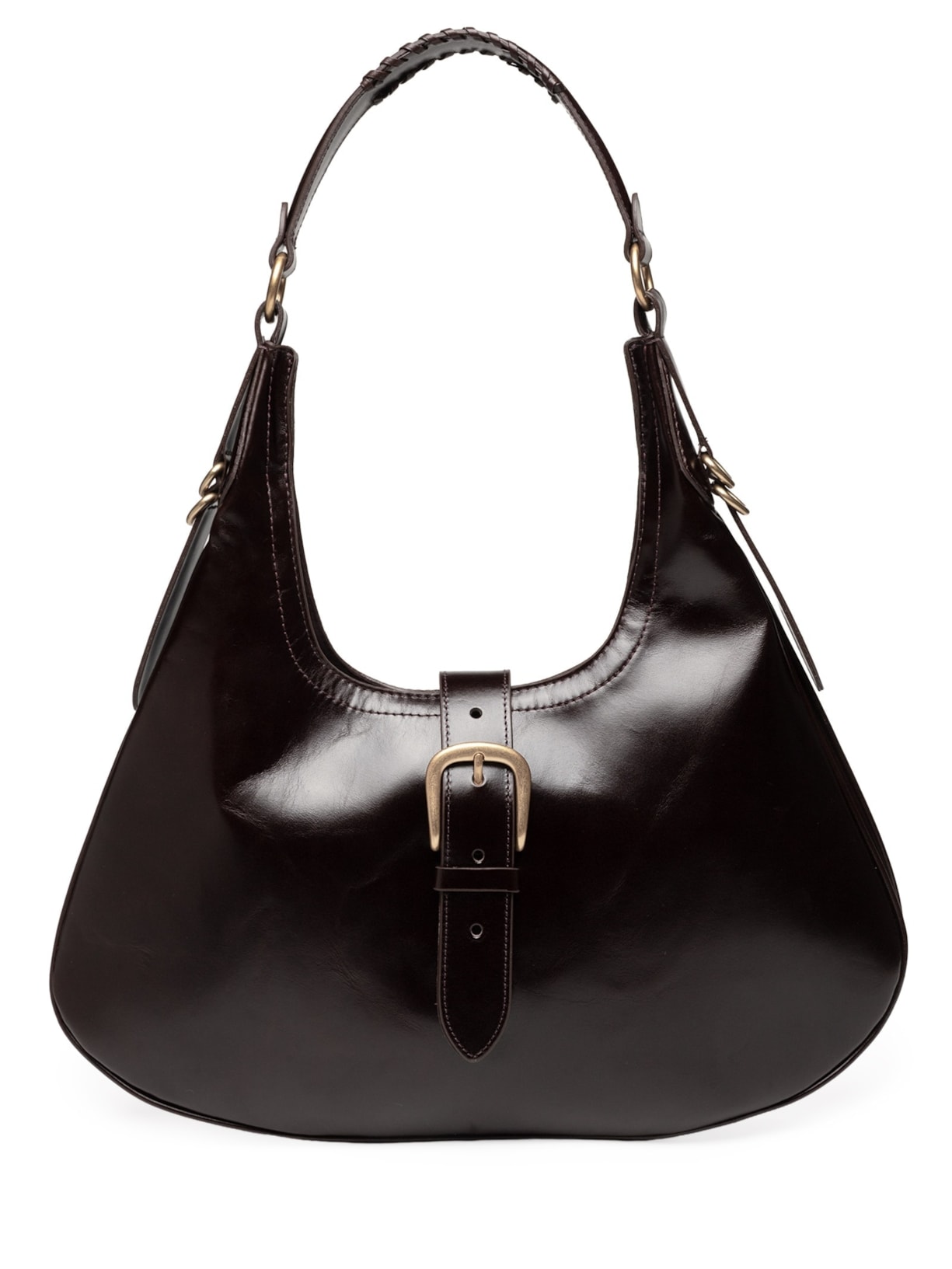 Bolsa Feminina Hobo Lauren Grande – Marrom Vicenza