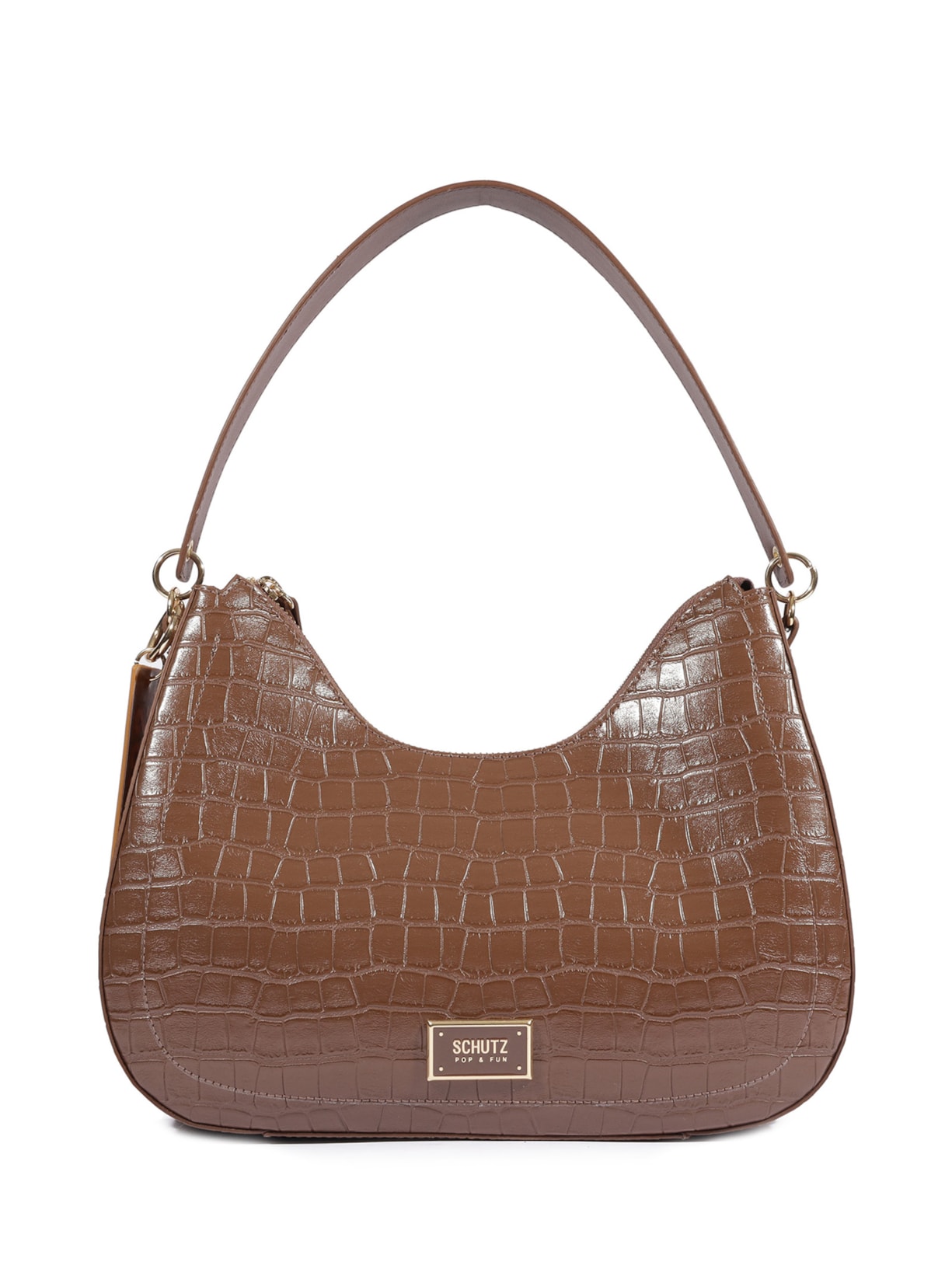 Bolsa Feminina Hobo Marrom Schutz