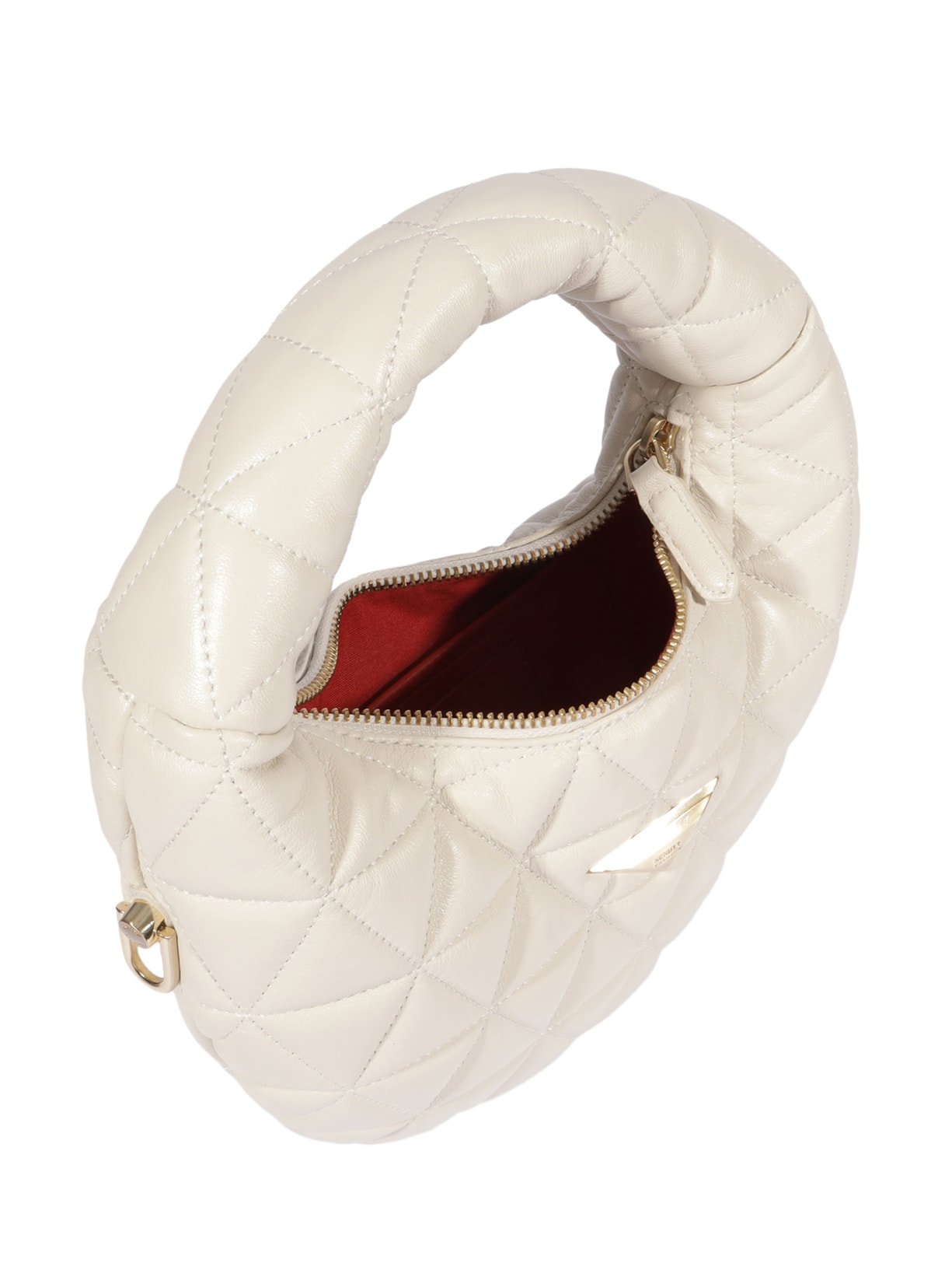 Bolsa Feminina Hobo Média 944 Couro Branco Schutz