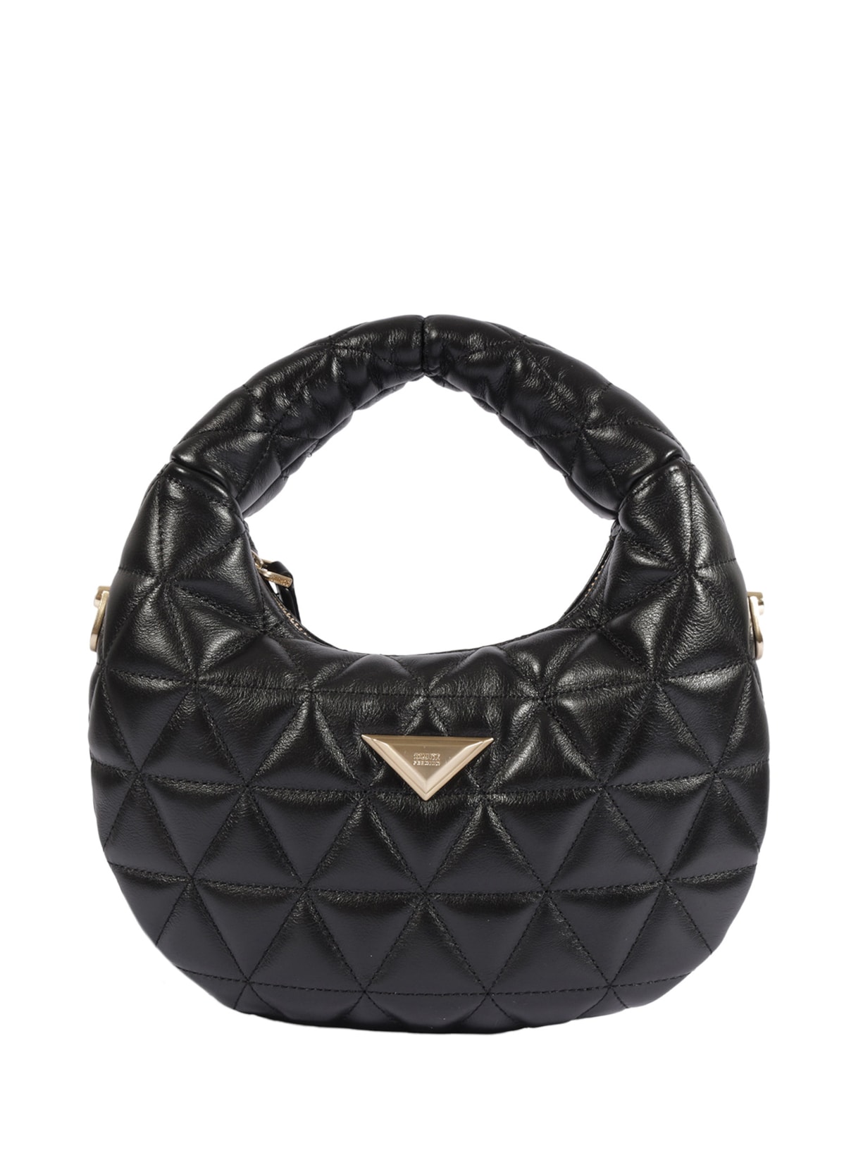 Bolsa Feminina Hobo Média 944 Couro Preto Schutz