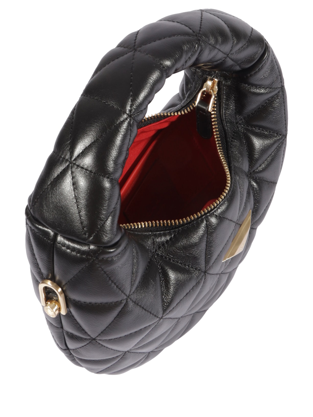 Bolsa Feminina Hobo Média 944 Couro Preto Schutz