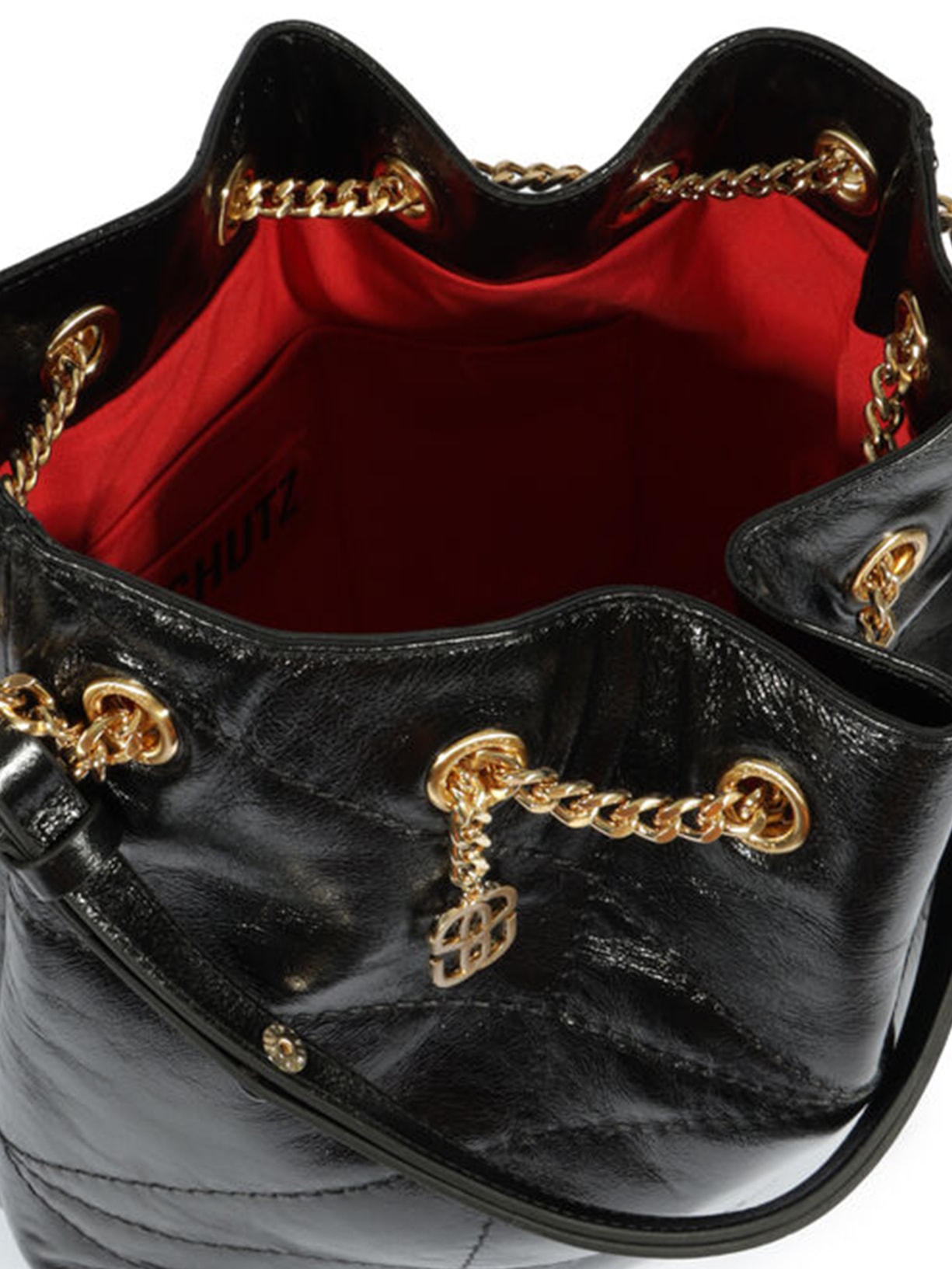 Bolsa Feminina Hobo Mika Grande Preto Schutz