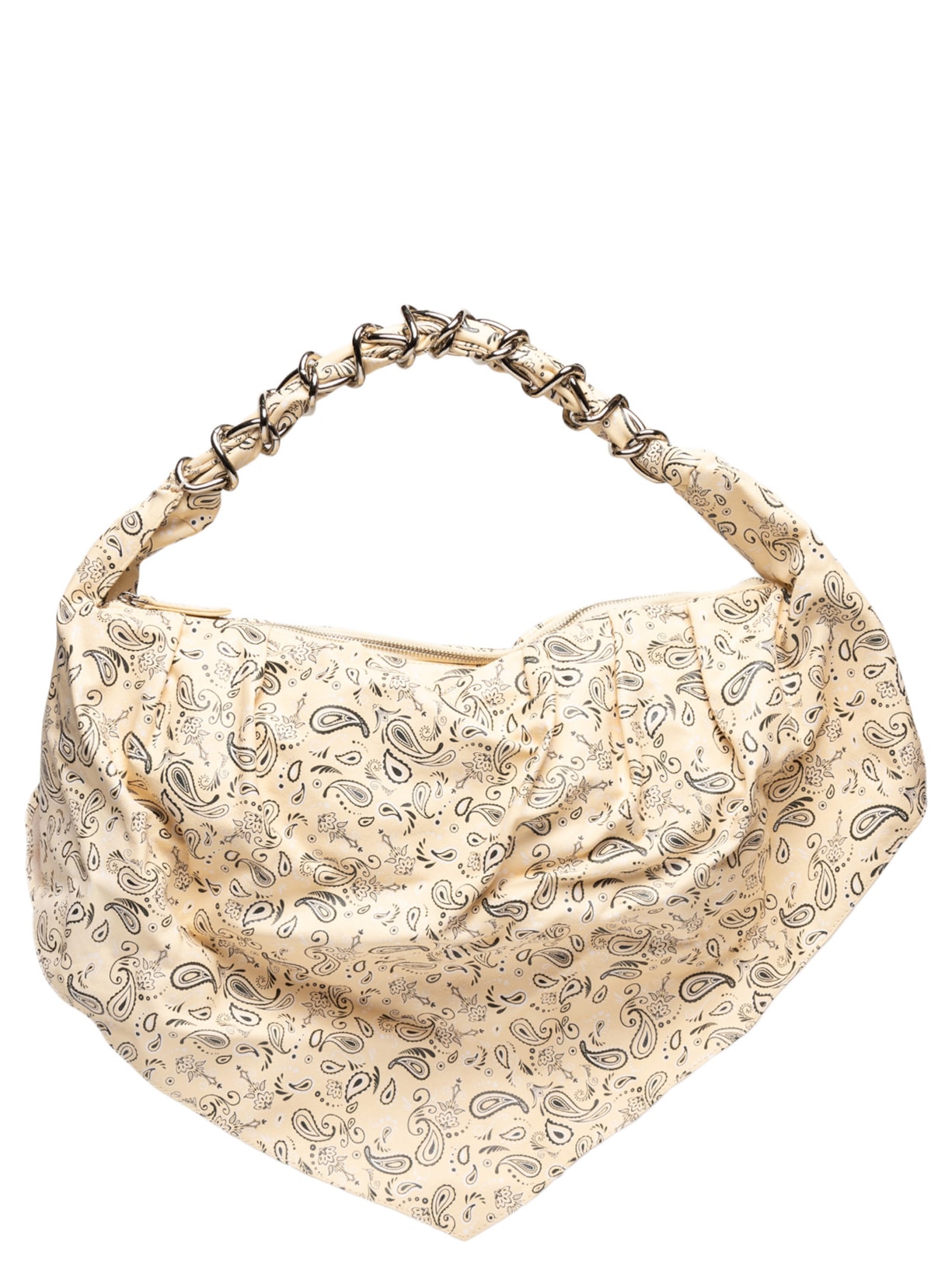 Bolsa Feminina Hobo Paisley Grande - Amarelo