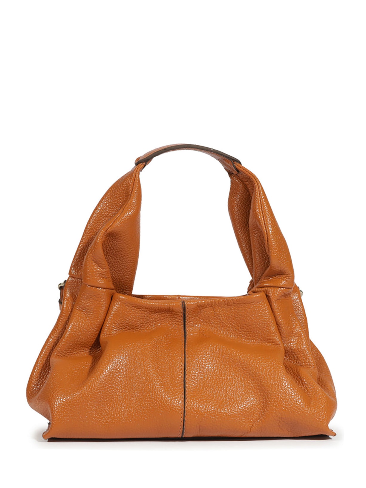 Bolsa Feminina Hobo Pequena Couro - Marrom