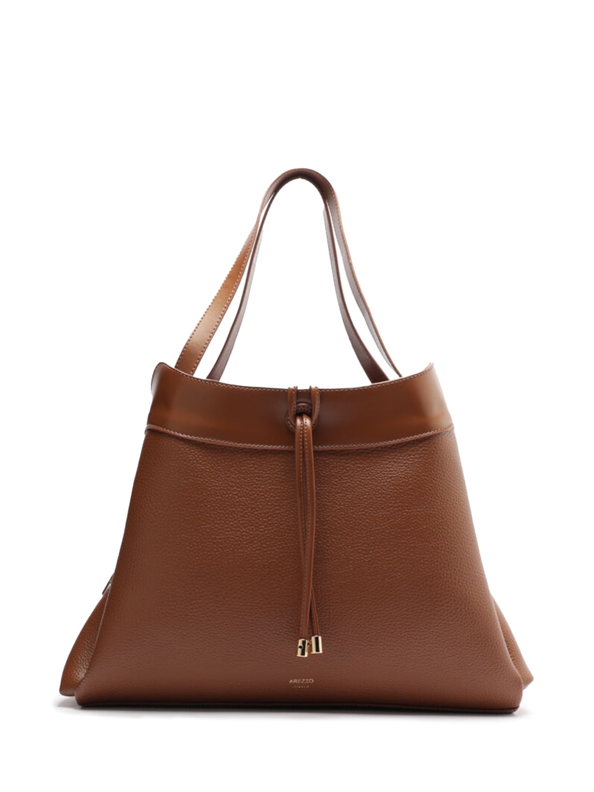 Bolsa Feminina Hobo Preta Grande Bag Charm - Bege