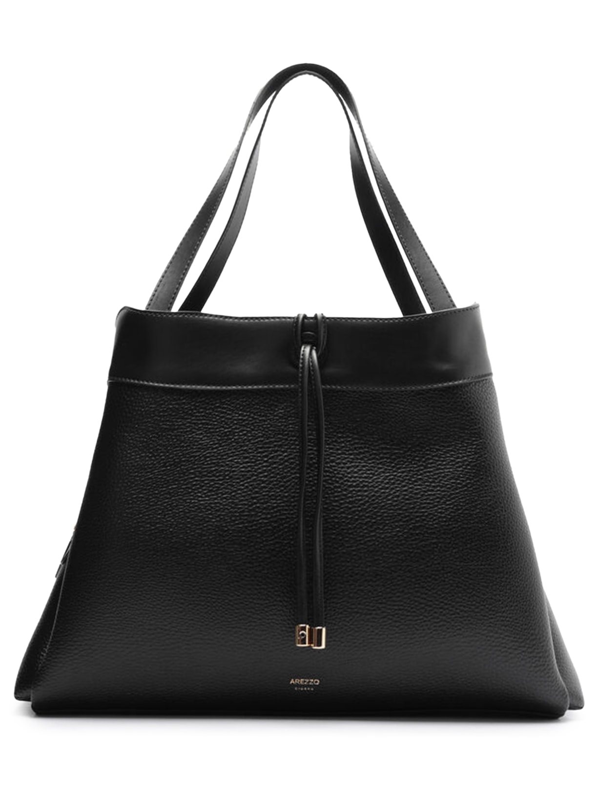 Bolsa Feminina Hobo Preta Grande Bag Charm Preto Arezzo