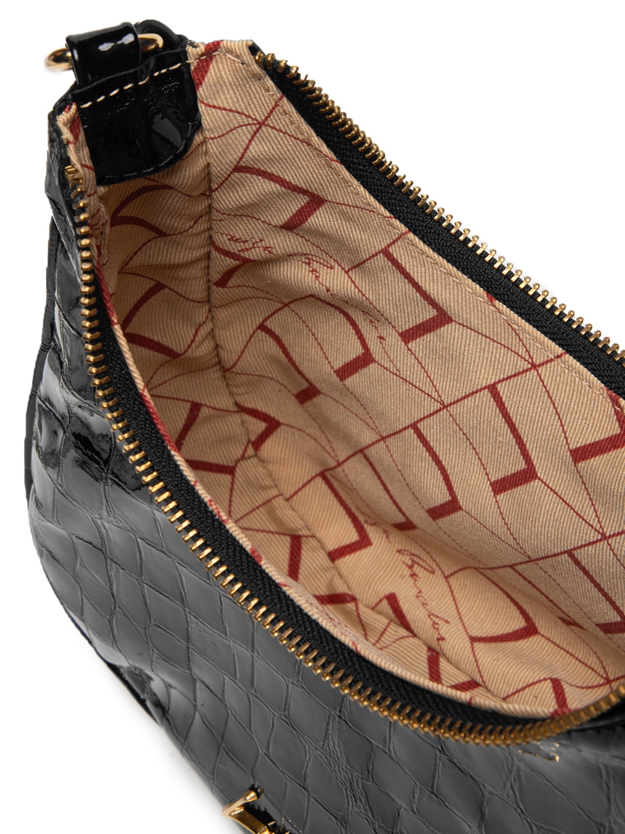 Bolsa Feminina Hobo Preto Luiza Barcelos