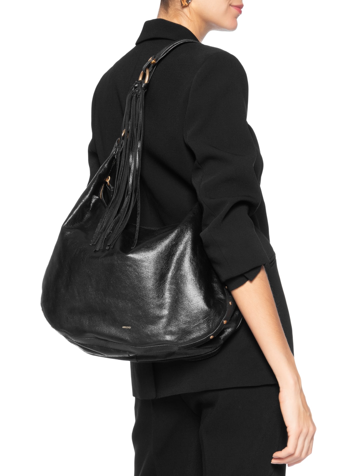 Bolsa Feminina Hobo Preto Arezzo