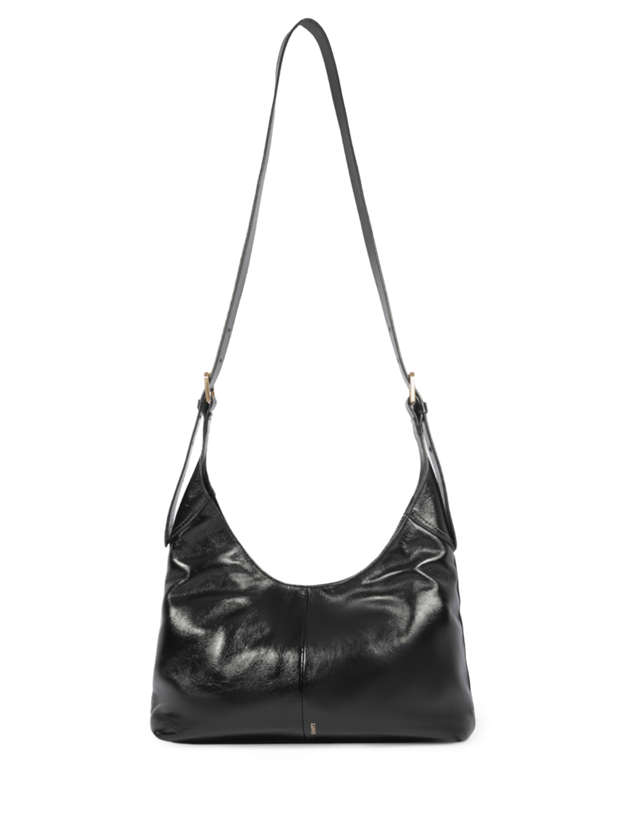 Bolsa Feminina Hobo Vegas Média Couro Preto Schutz