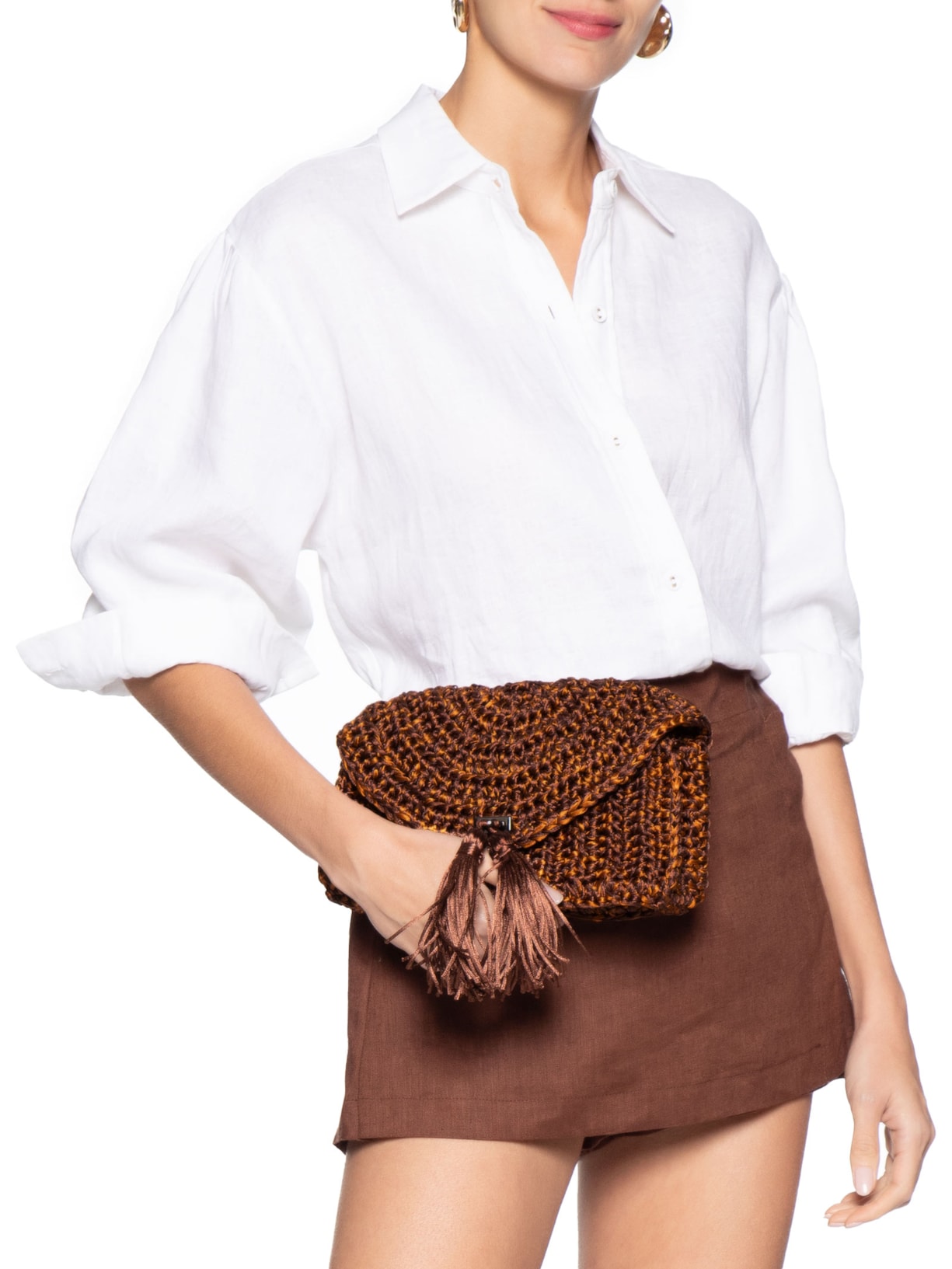 Bolsa Feminina Horizonte Marrom Catarina Mina