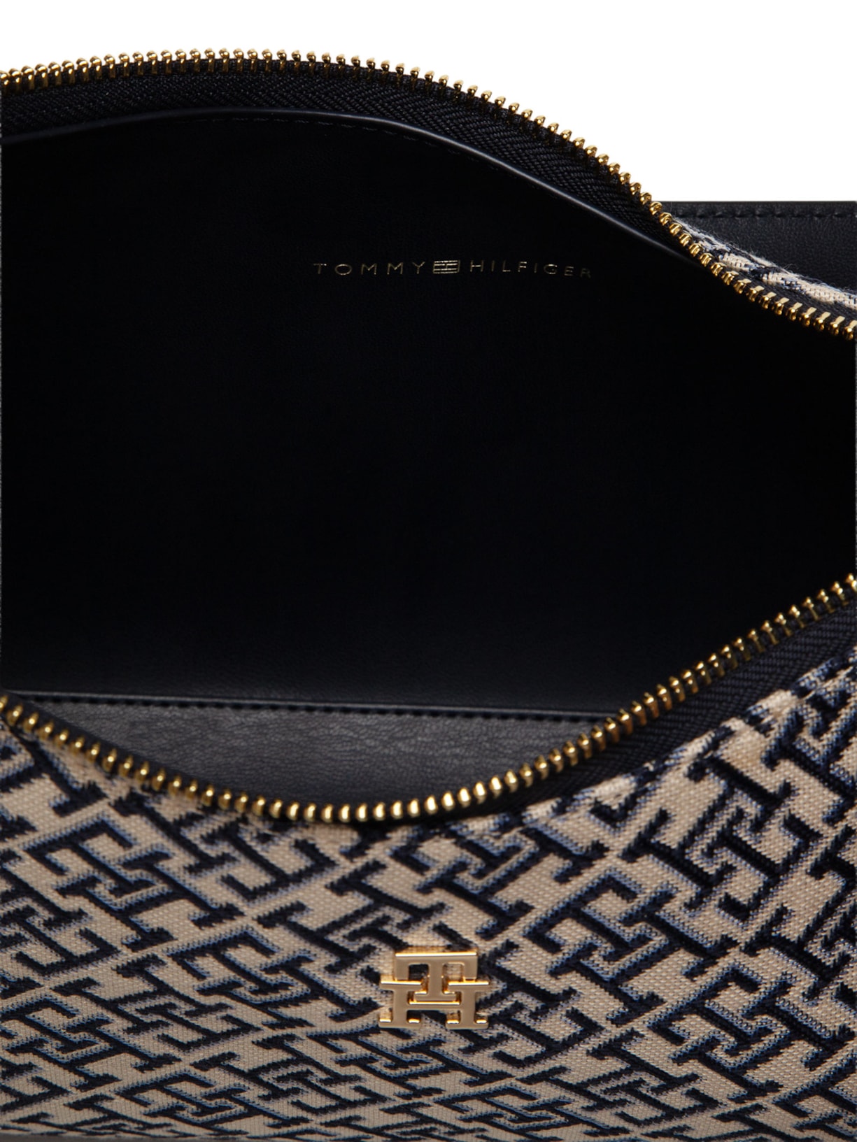Bolsa Feminina Icon Shoulder Bag Jacquard Azul Tommy Hilfiger